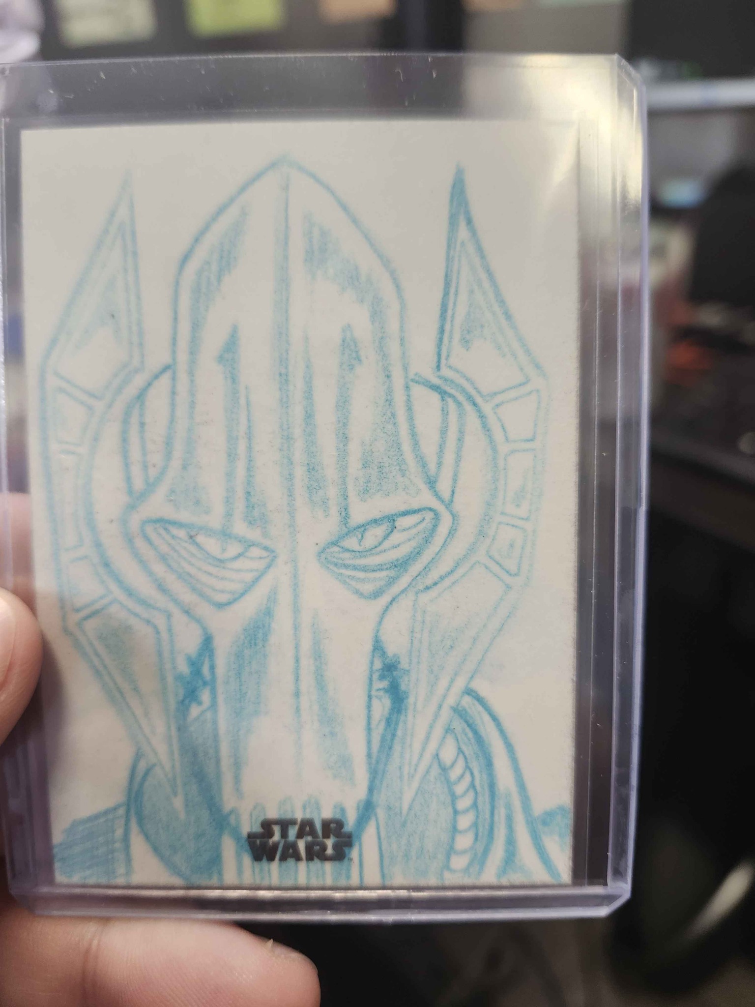Star Wars グリーヴァス grievous sketch topps Star Wars