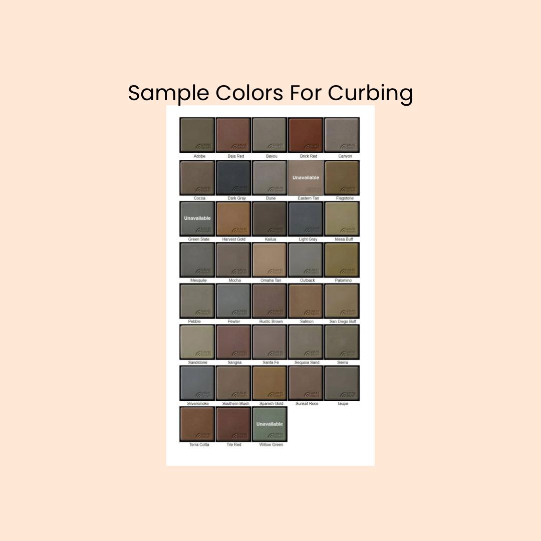 CurbEdge - Choosing the right color for your curbing can...