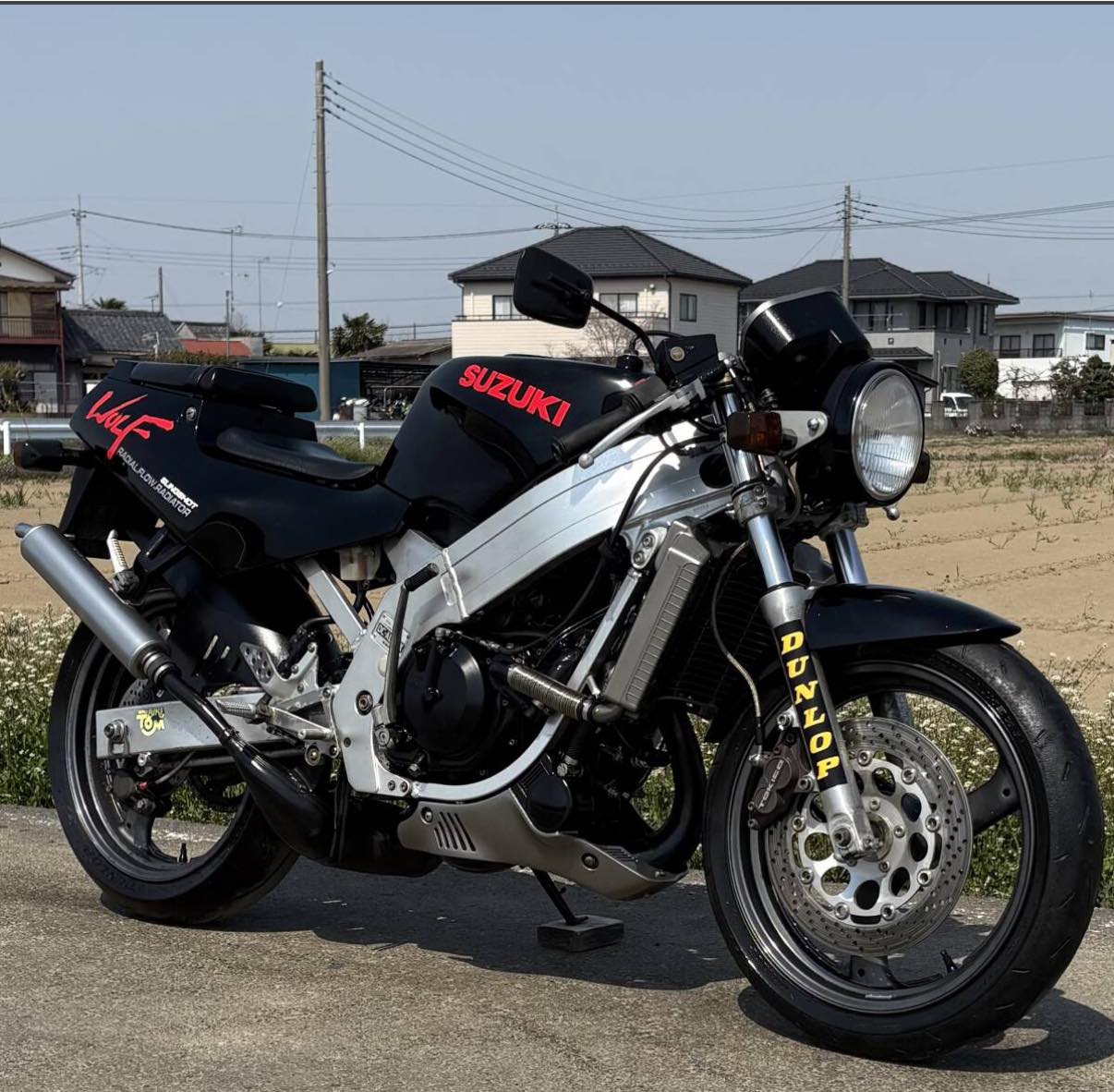 買ってしまった、ウルフ250。 スズキ党の私はRGV-ガンマを狙っていたん 