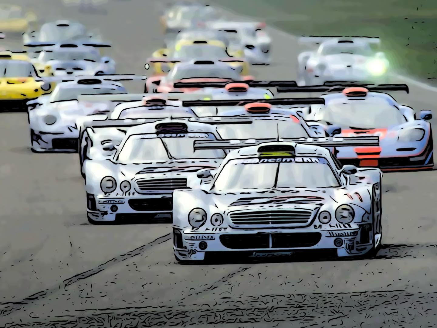 シリウス Production racing cars pushed to the limit by companies driven by