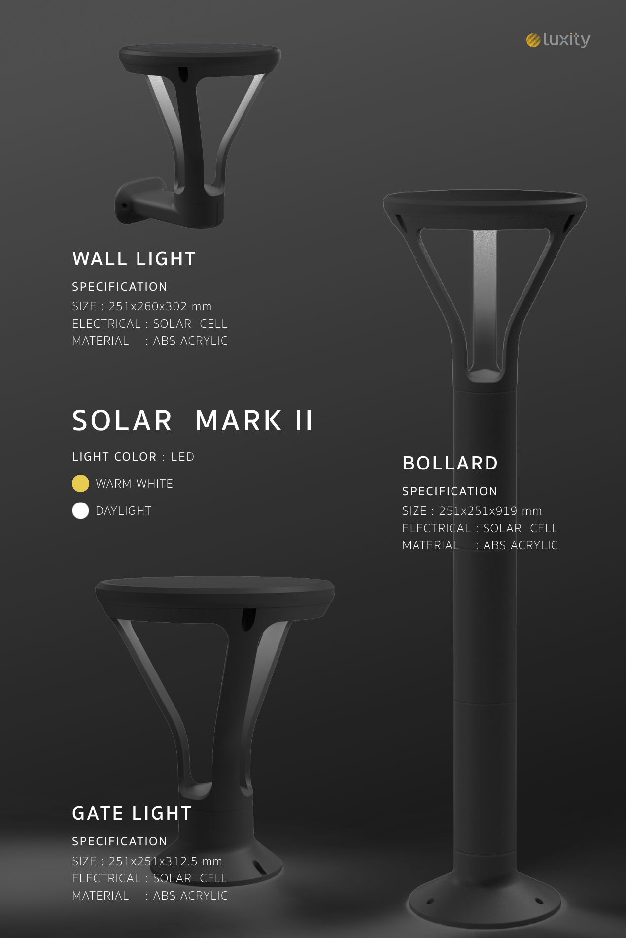 Luxity - Solar Mark ll : โดดเด่น ล้ำสมัย ไม่เหมือนใคร - สี... | Facebook