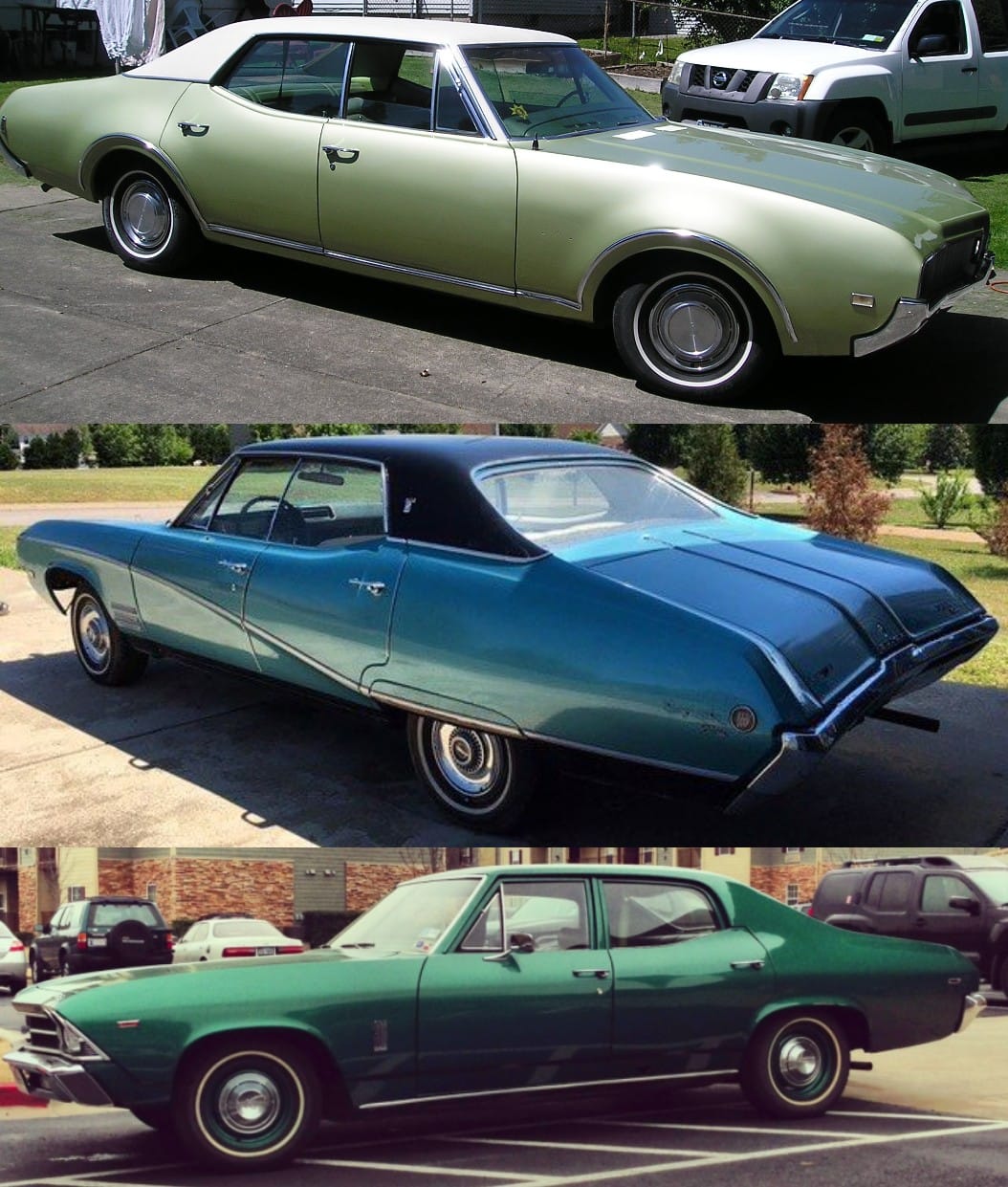 Auto City Classic Front Windshield For 1968-1969 Chevelle Hardtop – Fits Cutlass, Skylark, GTO – Green Tint, Laminated