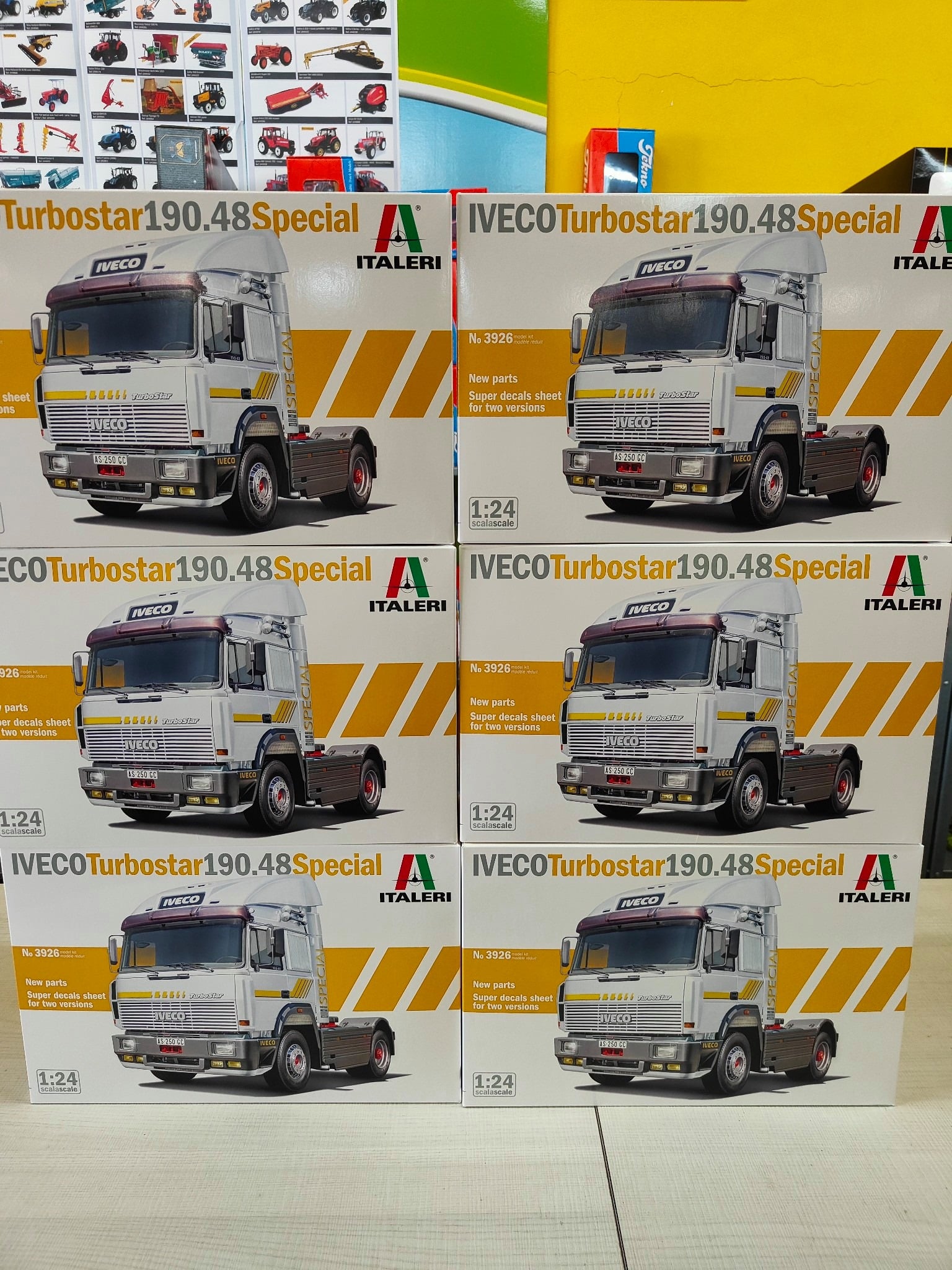Kit De Montage Italeri Iveco Turbostar 190.48 - Modèle Réduit 1:24, Camion Spécial IT3926