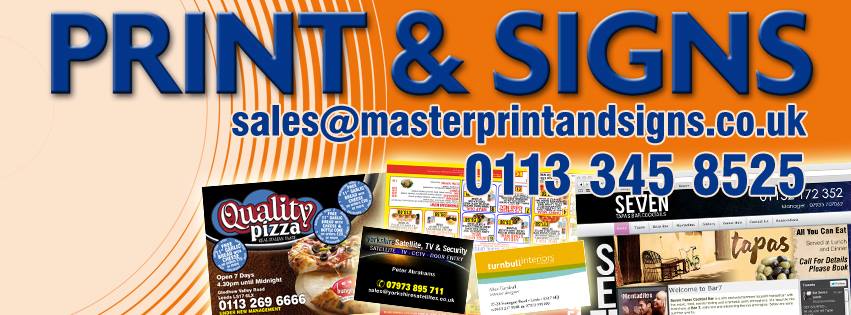 Master print & signs | Leeds