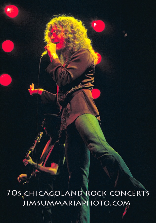 Led Zeppelin at Chicago, IL Stadium 1977
