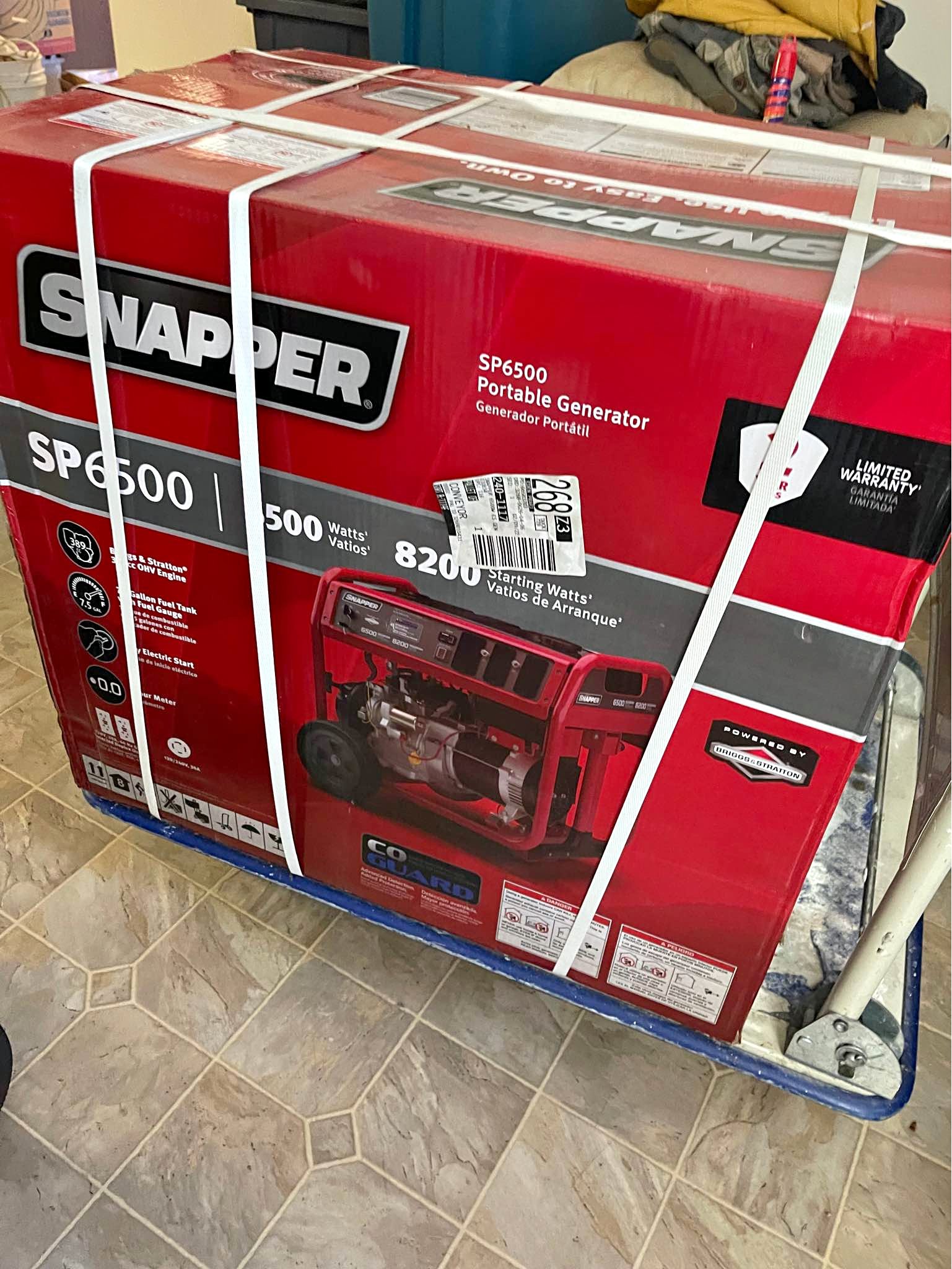 Brand new in box snapper generator 800$ in store - Miscellaneous Tools ...