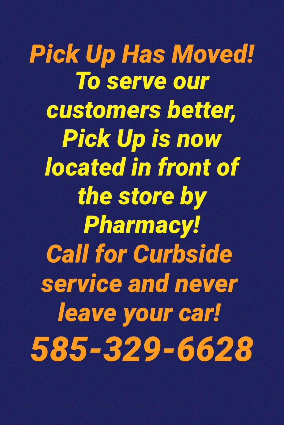 Walmart Rochester - Chili Ave - Our Pick Up is now located in the front ...
