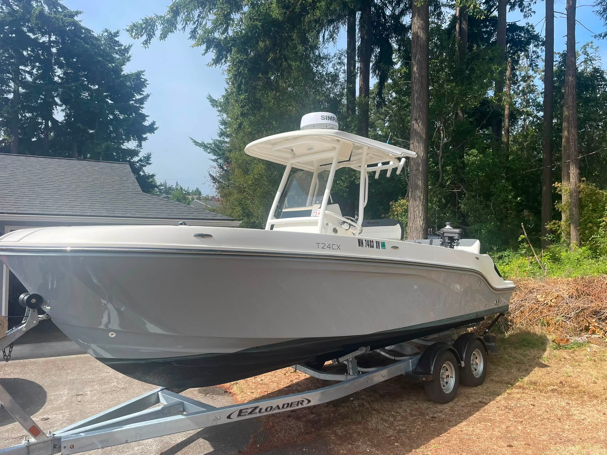 T24CX fishing boat for sale with recent upgrades and equipment