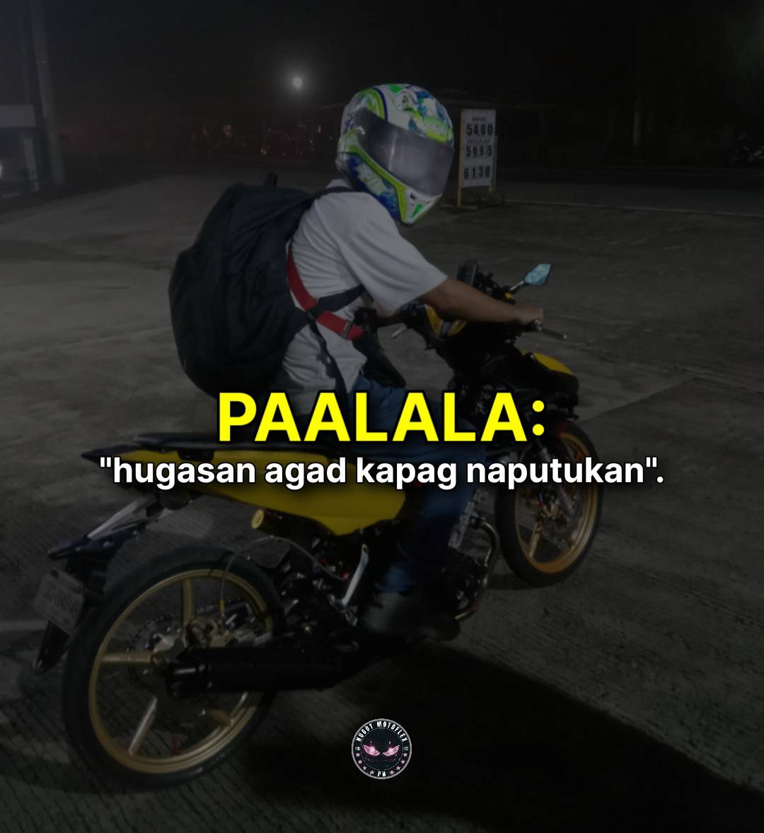 'para safe po. ☺️ #hugotmotoflexhp - Hugot Motoflex PH