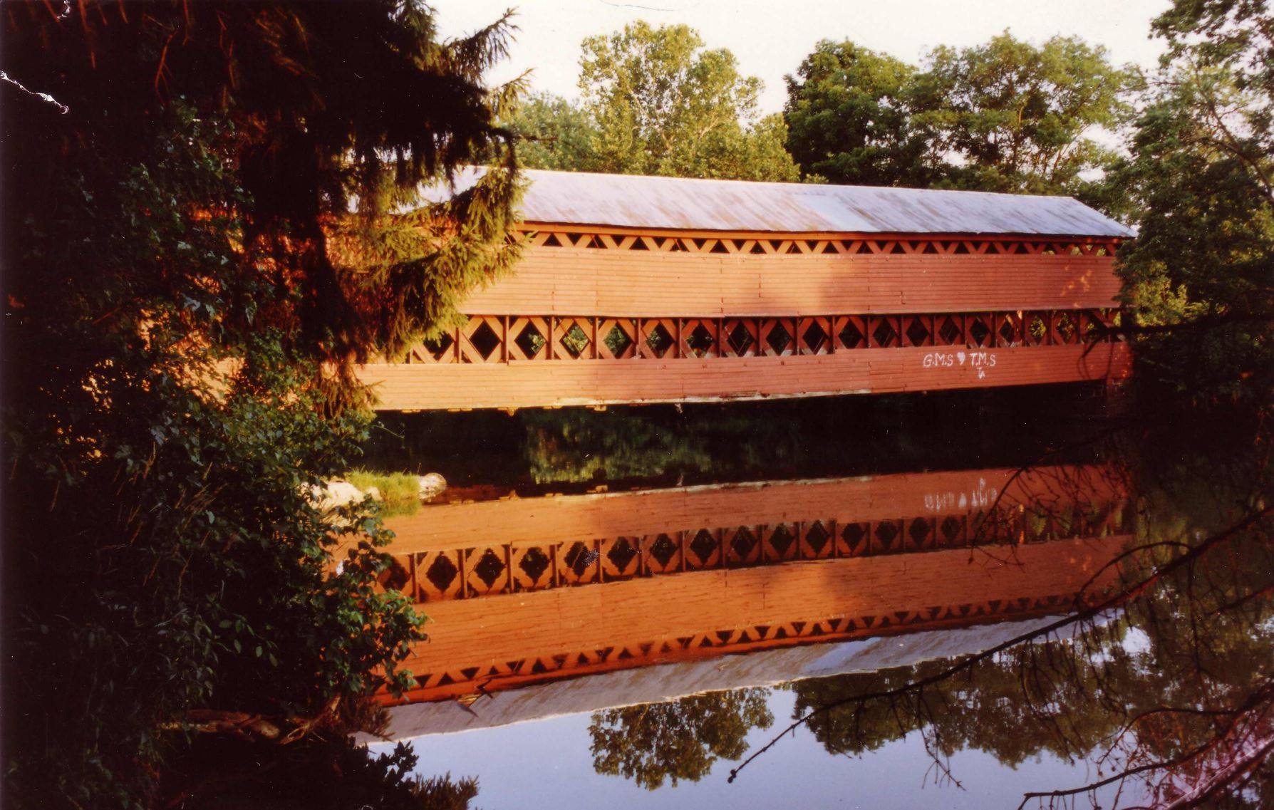 Gettysburg - Sachs Covered Bridge spans Marsh Creek and connects ...