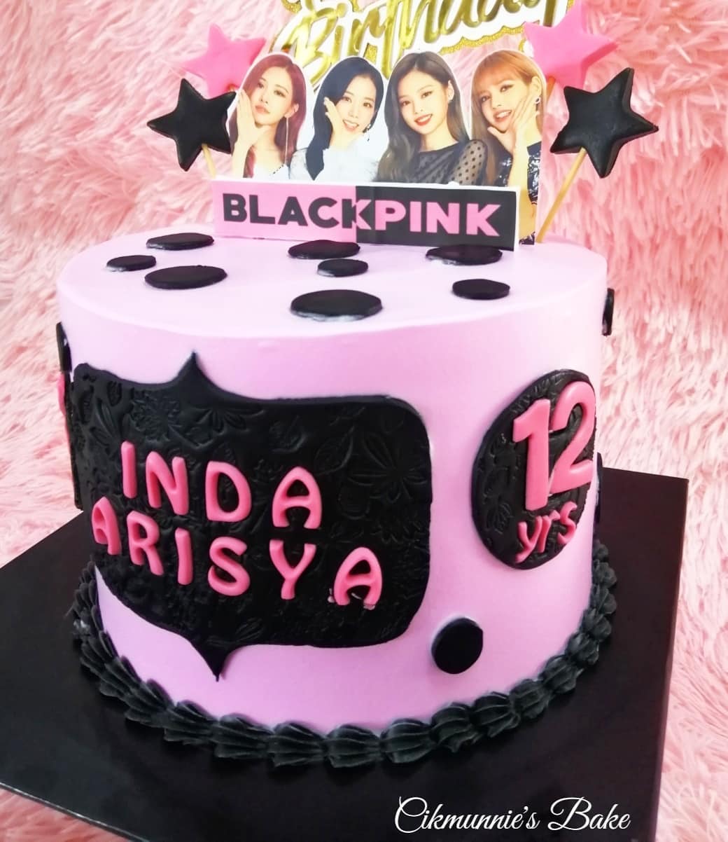 Ermmm Kek Tema Blackpink Tengah Hot Cikmunnie S Bake Facebook
