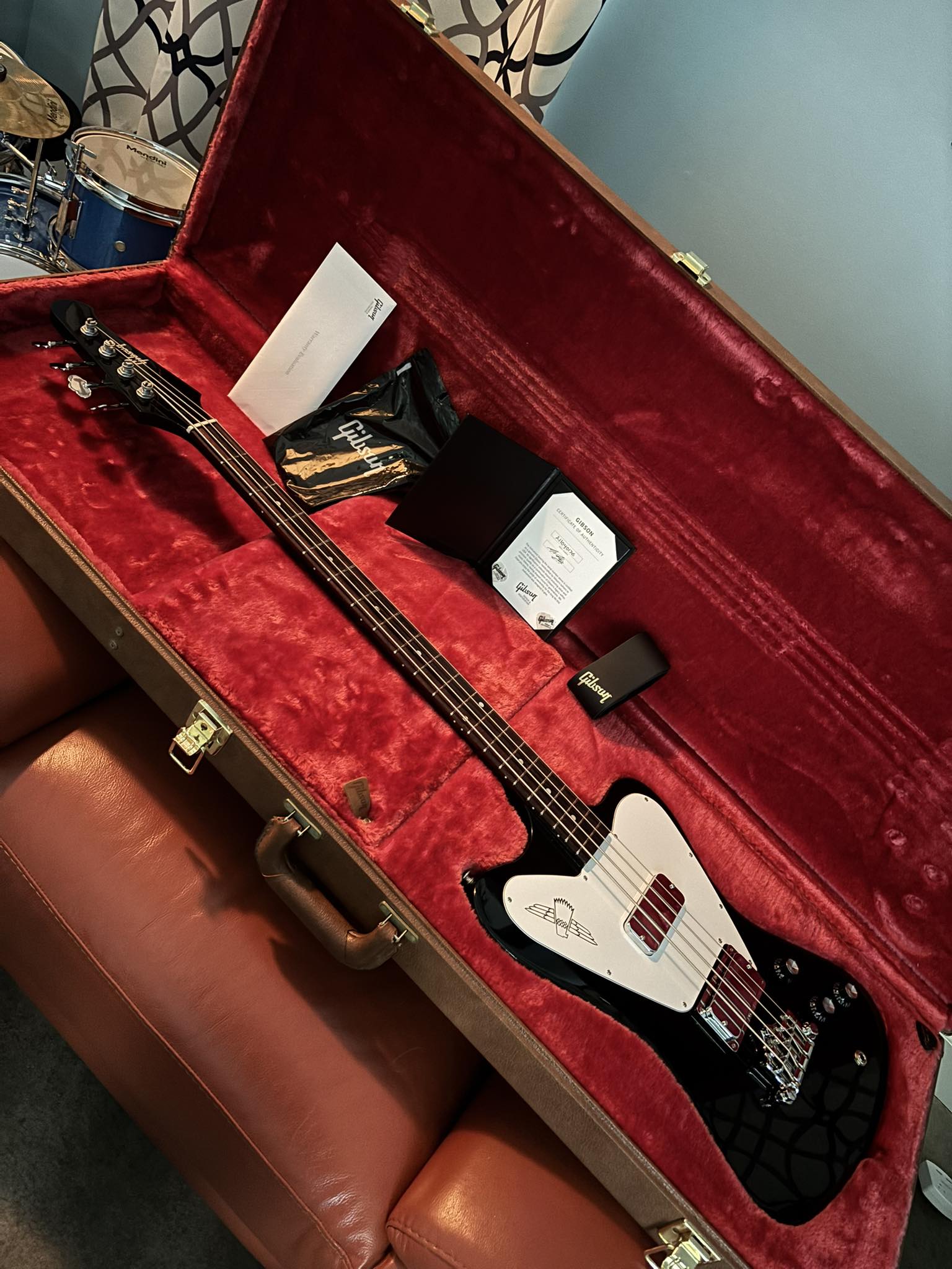 My 1995 Non-Reverse Thunderbird 5 string bass