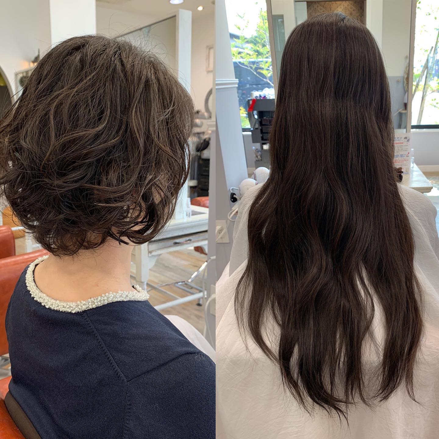 カザック Kazak Beauty Life Design 今日のヘアードネーションのお客様 アゴまでバッサリカットしてパーマをかけて大変身しました 刈谷市美容室 Kazak カザック トータルビューティーサロン メイク アイラッシュ マツエク ネイル ヘッドスパ
