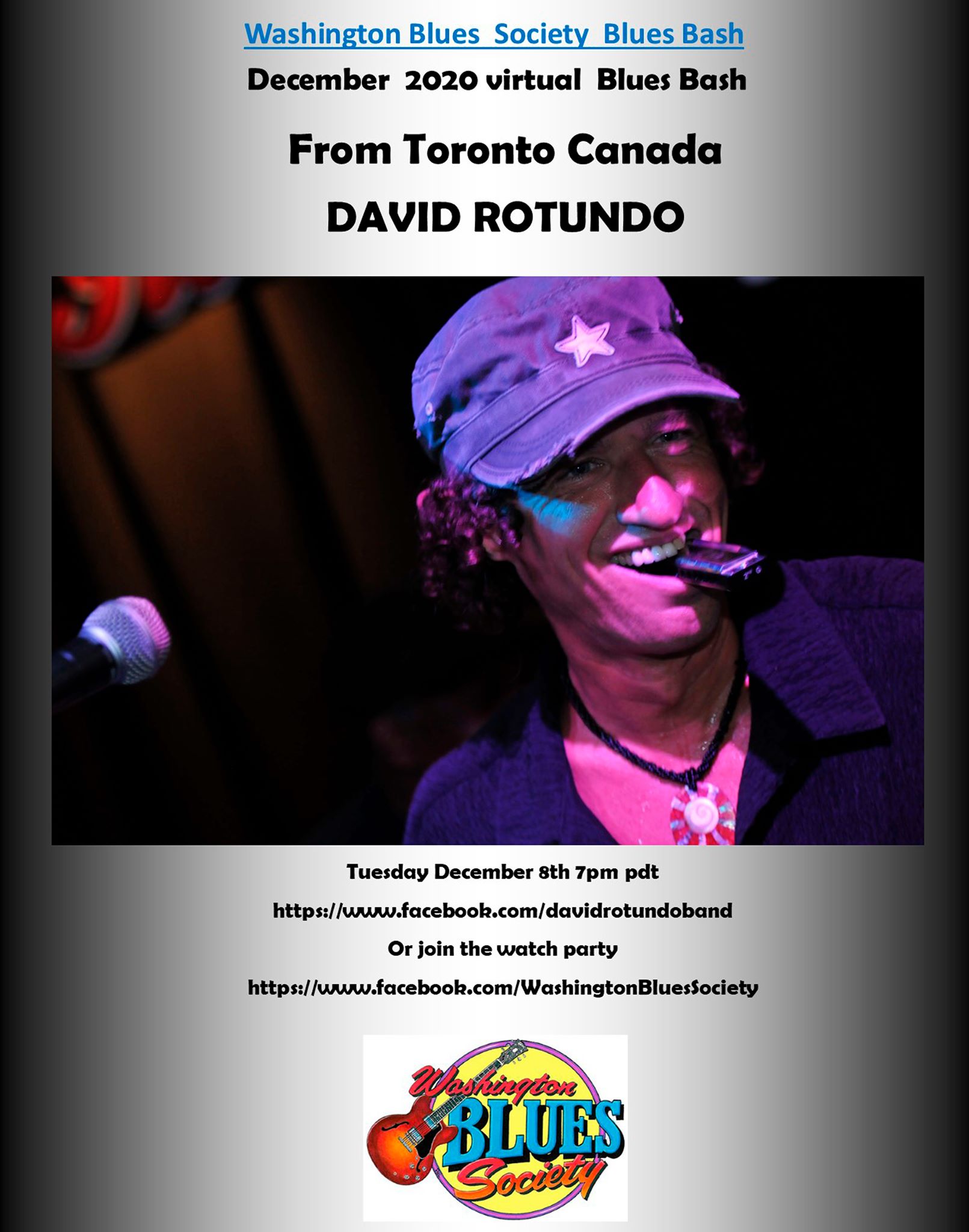 December Blues Bash featuring David Rotundo