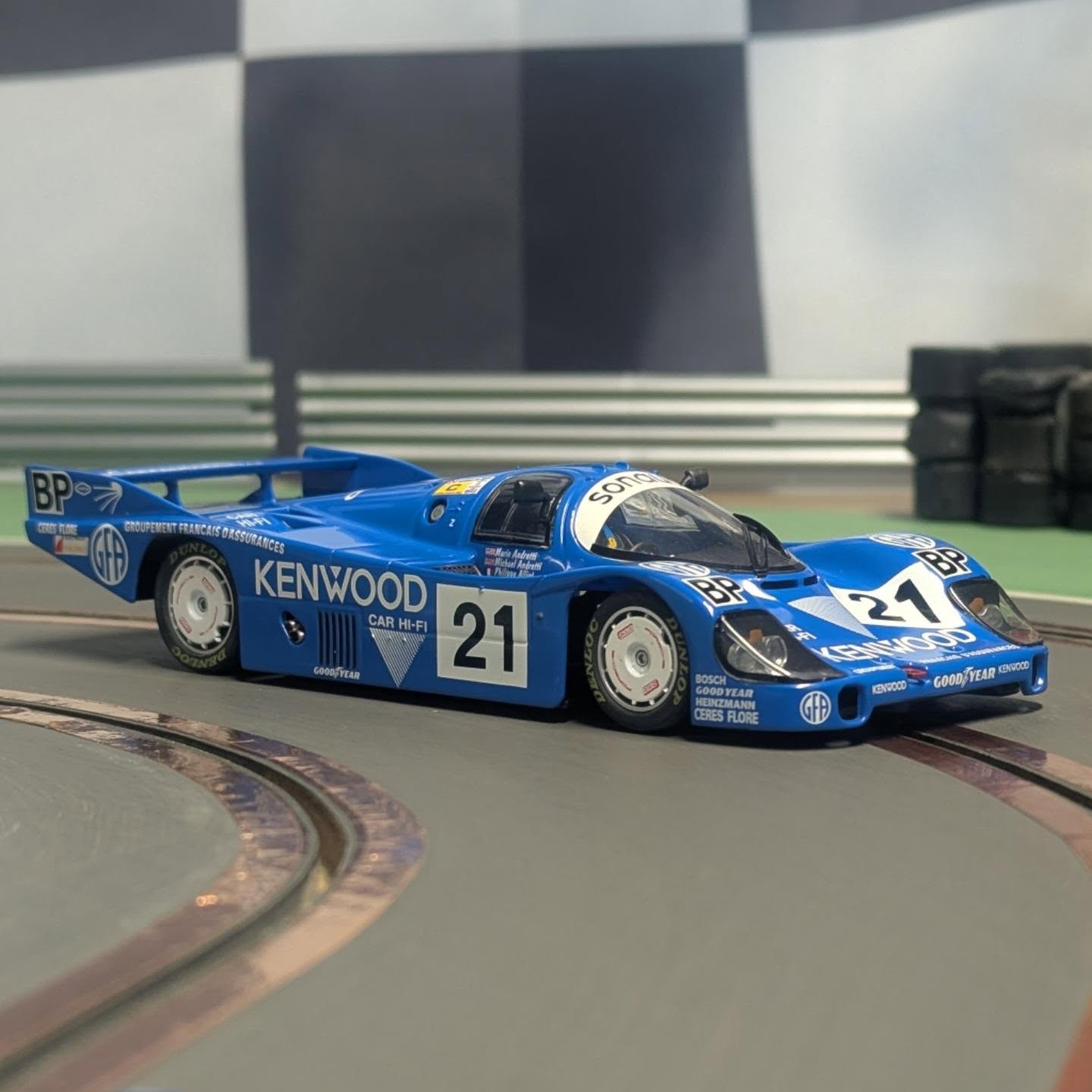Kenwood Kremer Porsche 956 at 1983 Le Mans