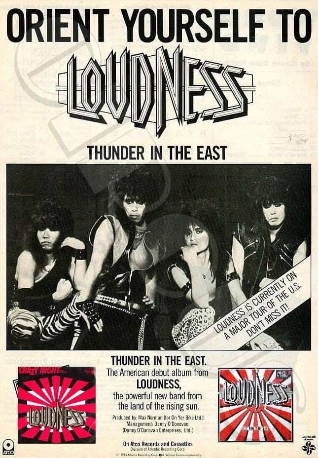 Loudness - Thunder in the east (1985)