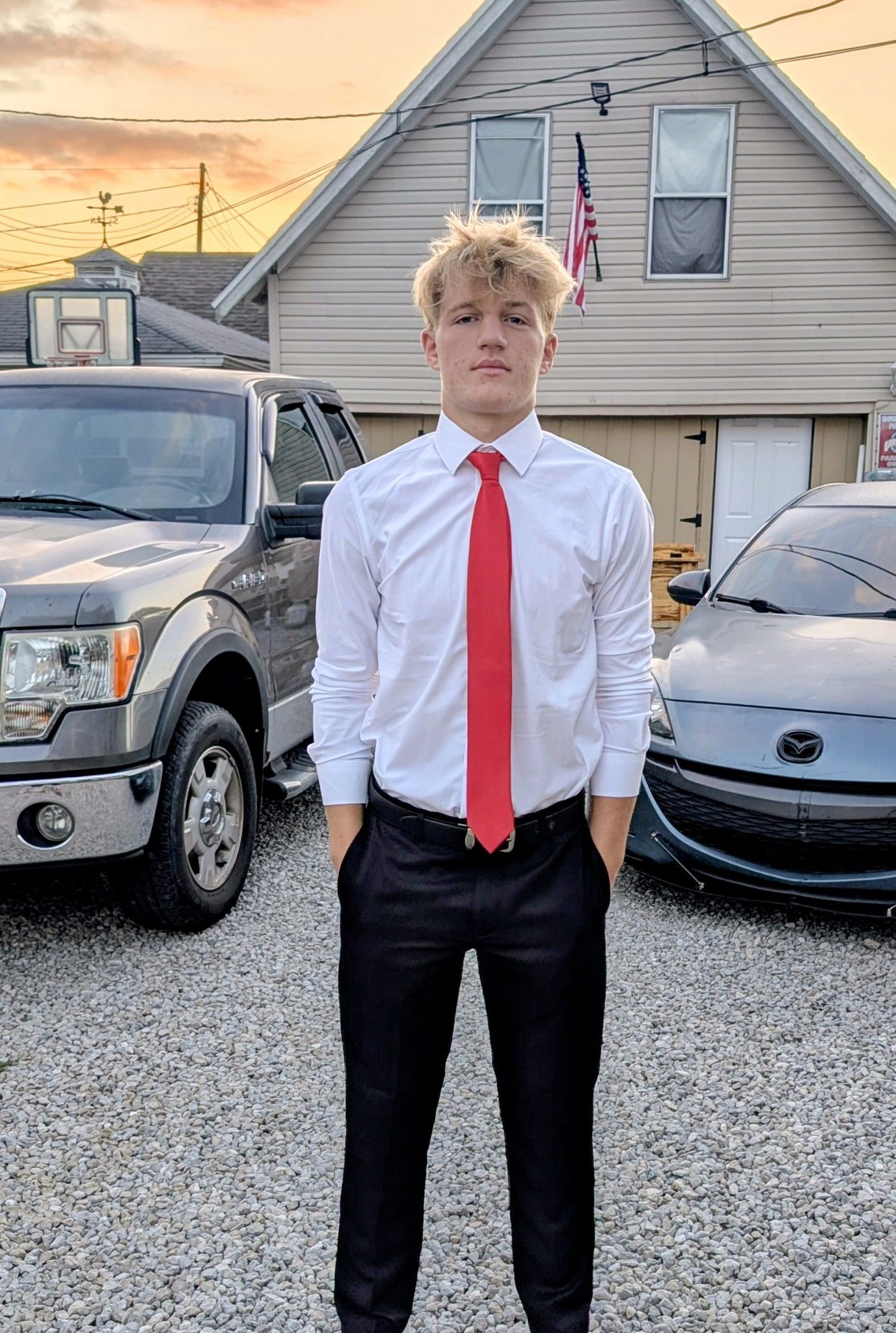 blue dress pants white shirt red tie PC's new game day tradition: professional attire for 4-0 win navy blue suit white shirt and tie combinations A Guide To Black-Tie F Slim fit Model height Rental Period:8 days