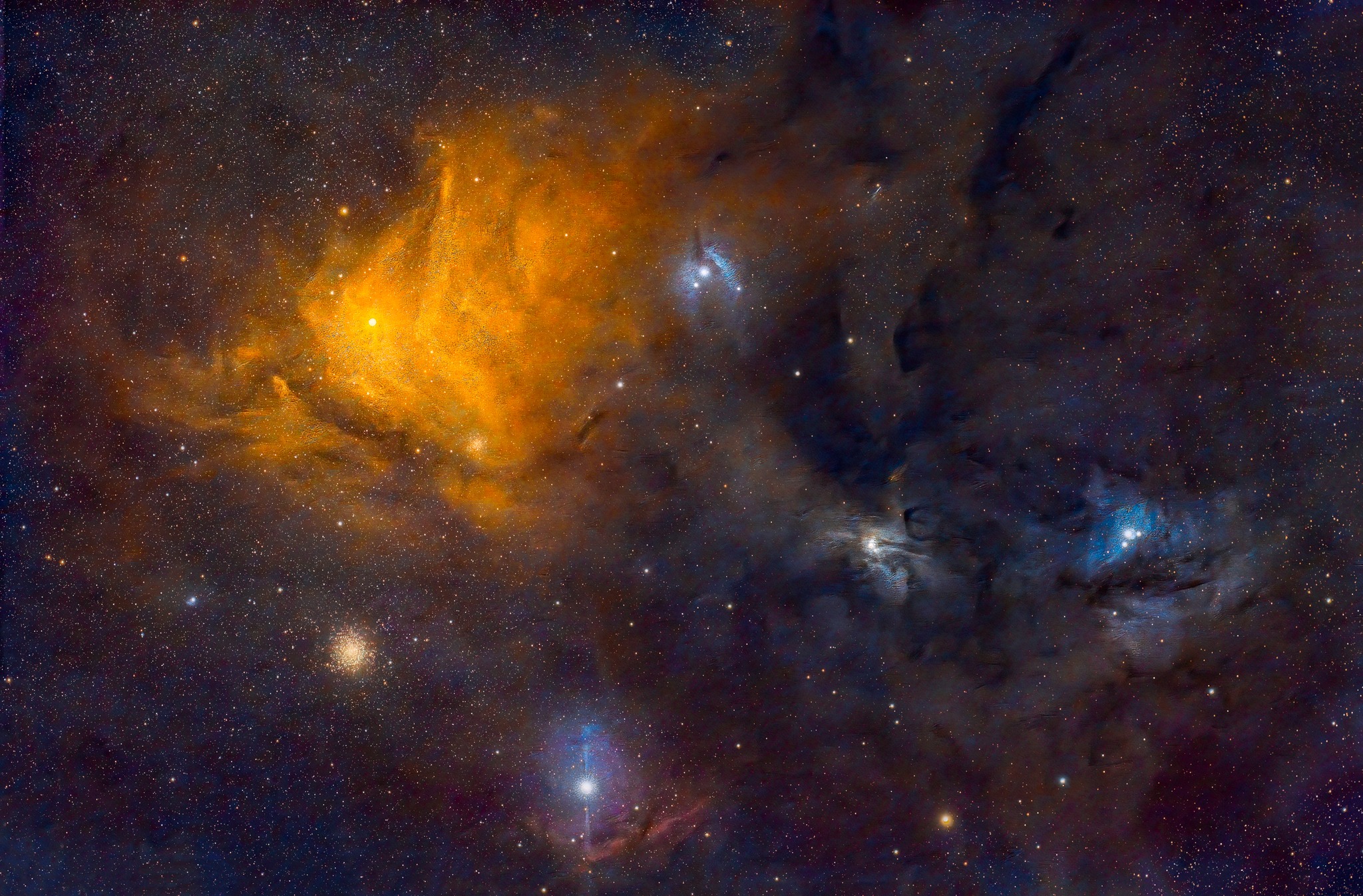 vdB152, B175, LDN 1221 - Wolf's Cave & the Toast Nebula in Cepheus