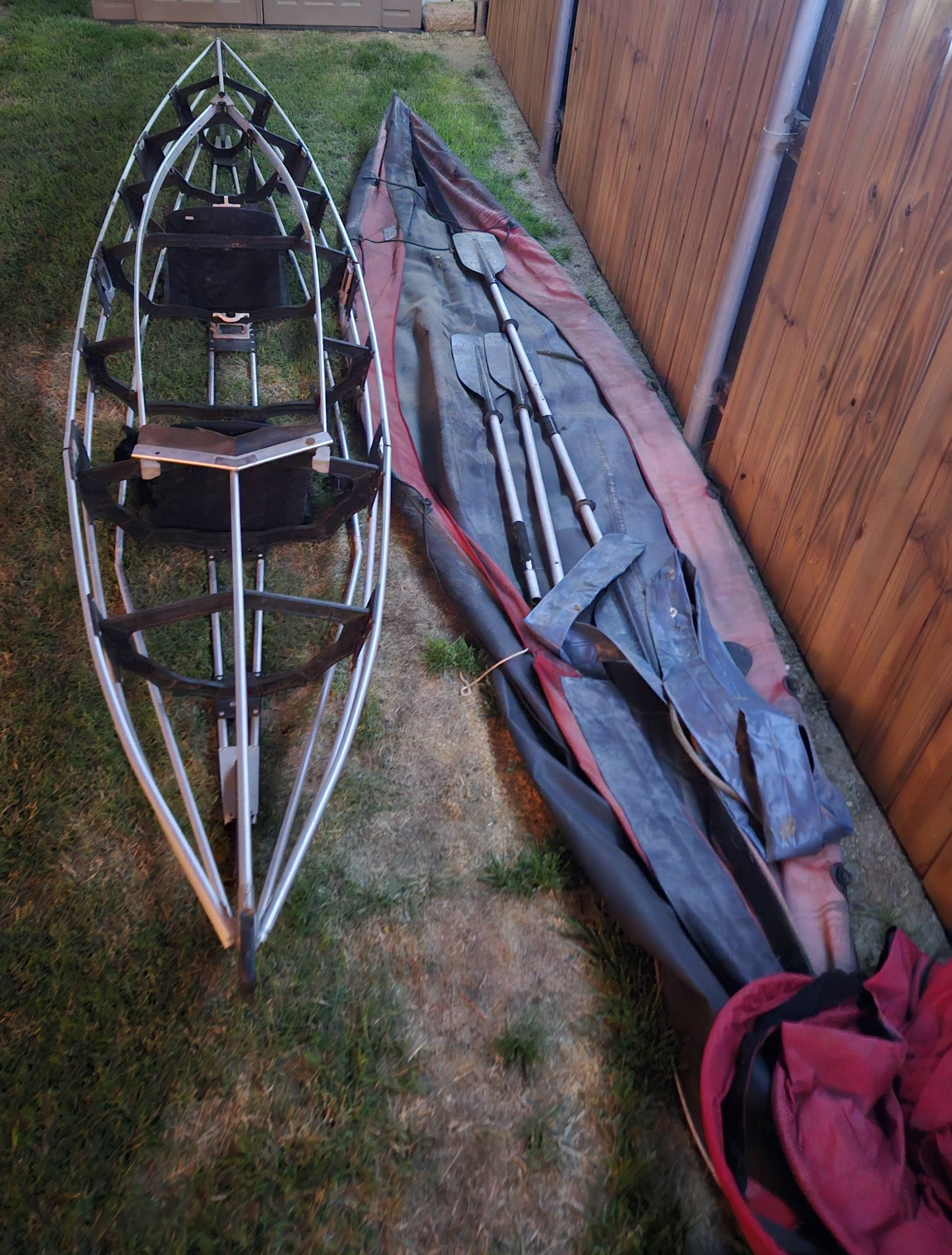 Restoring a Folbot kayak in Texas