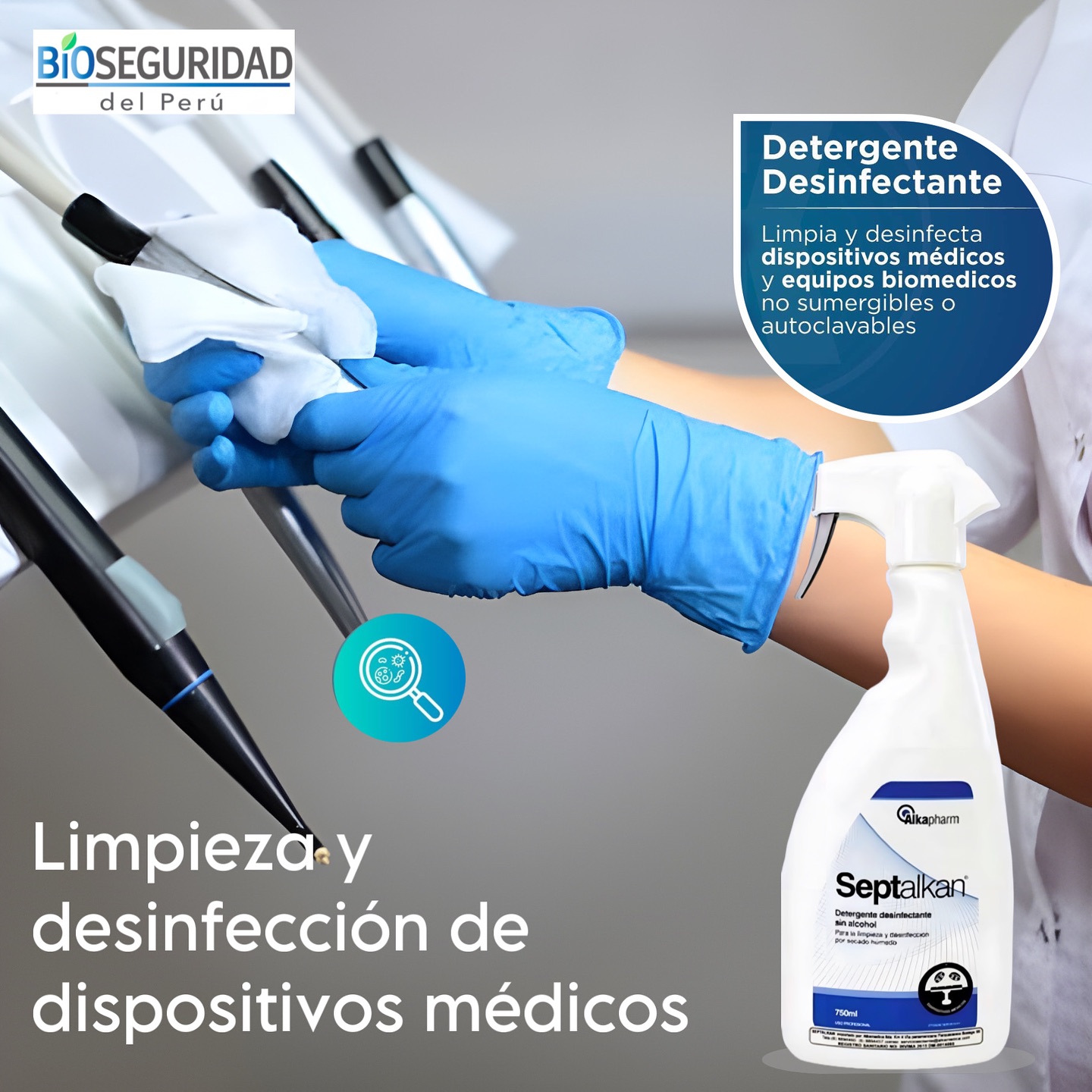 Bioseguridad - ️#SEPTALKAN DETERGENTE DESINFECTANTE PARA DISPOSITIVOS ...