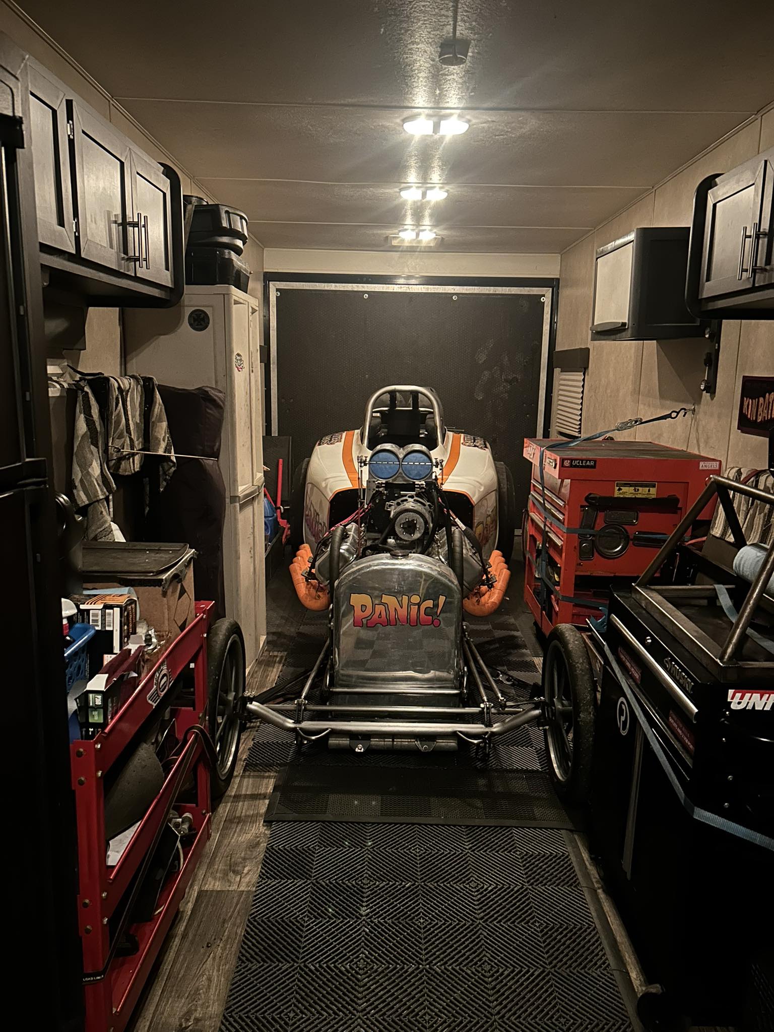 Kin - Panic is in the trailer. Tuesday we hit the road to Bakersfield ...