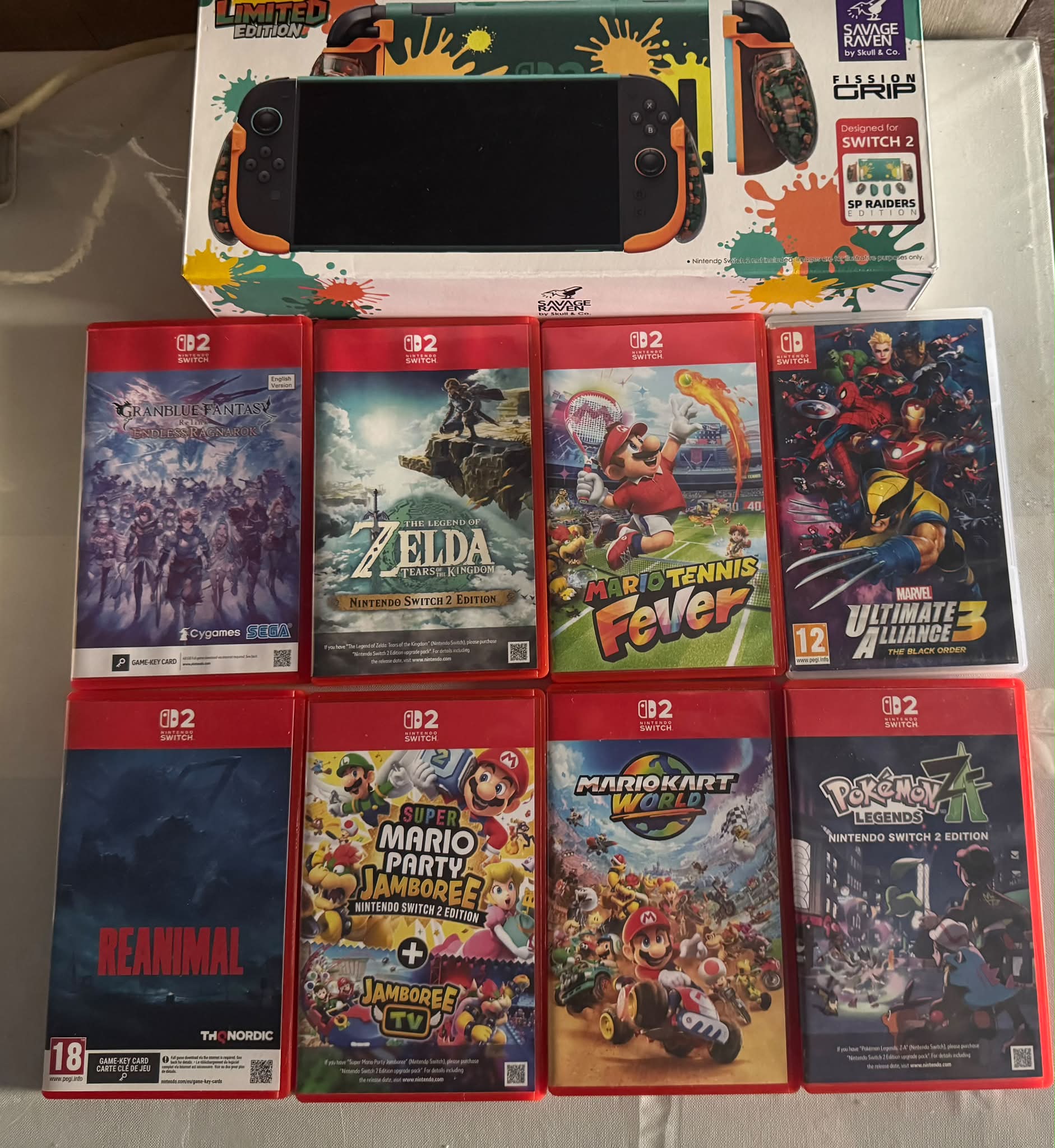 Nintendo Switch games for sale or swap: Splatoon Riders, SF6, and more