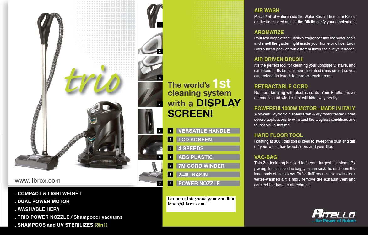 Librex is now selling the Ritello, the second generation of the R2 series