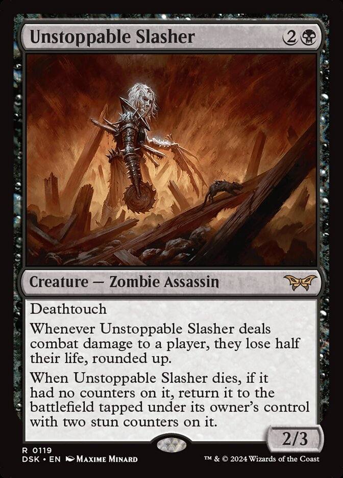 mtg cards with first strike and deathtouch Akroma, Vision of Ixidor (Etched) [Commander Legends] Why is this creature not