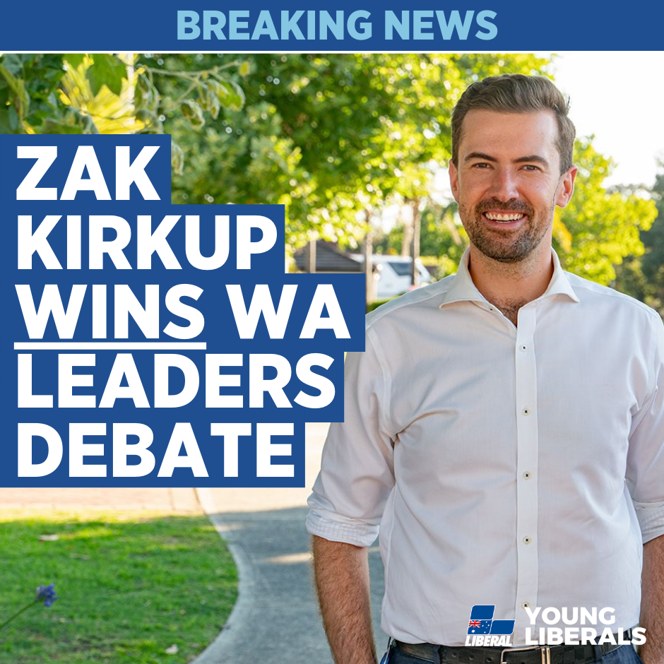 IT’S OFFICIAL: Zak... - Young Liberal Movement of Australia