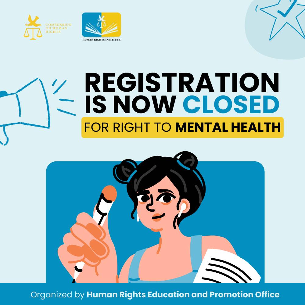 Registration for the... - Human Rights Institute CHR | Facebook