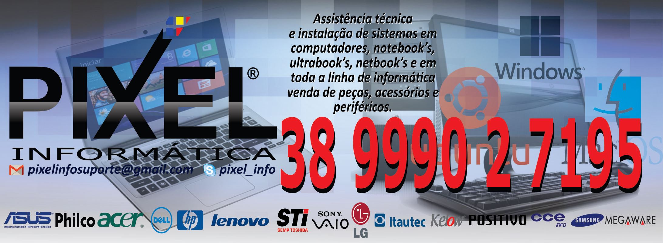 Pixel Informática | Gouveia MG