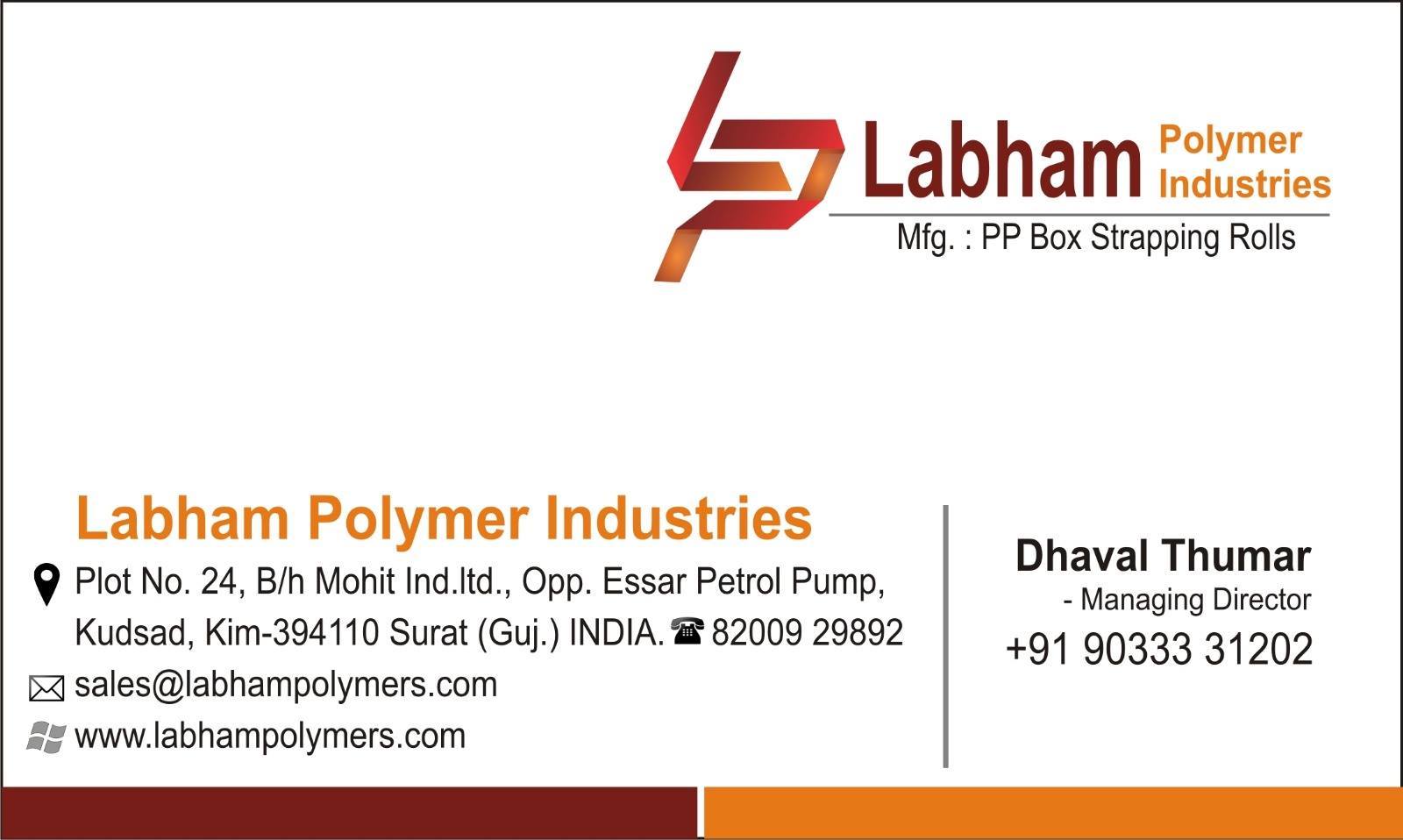 Labham Polymer Industries | Surat
