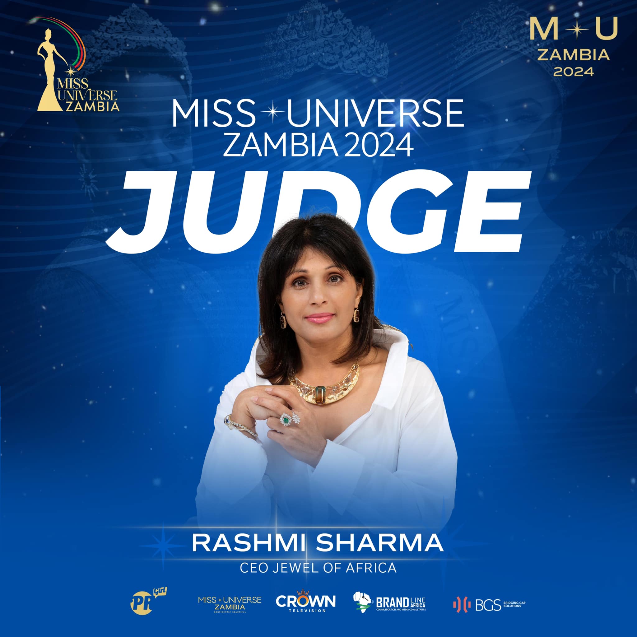 CAN - MEET OUR MISS UNIVERSE ZAMBIA 2024 JUDGES! 👑 Introducing Rashmi ...