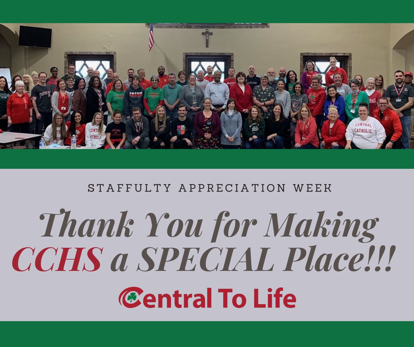 ☘️ Today is the start of... - Central Catholic High School