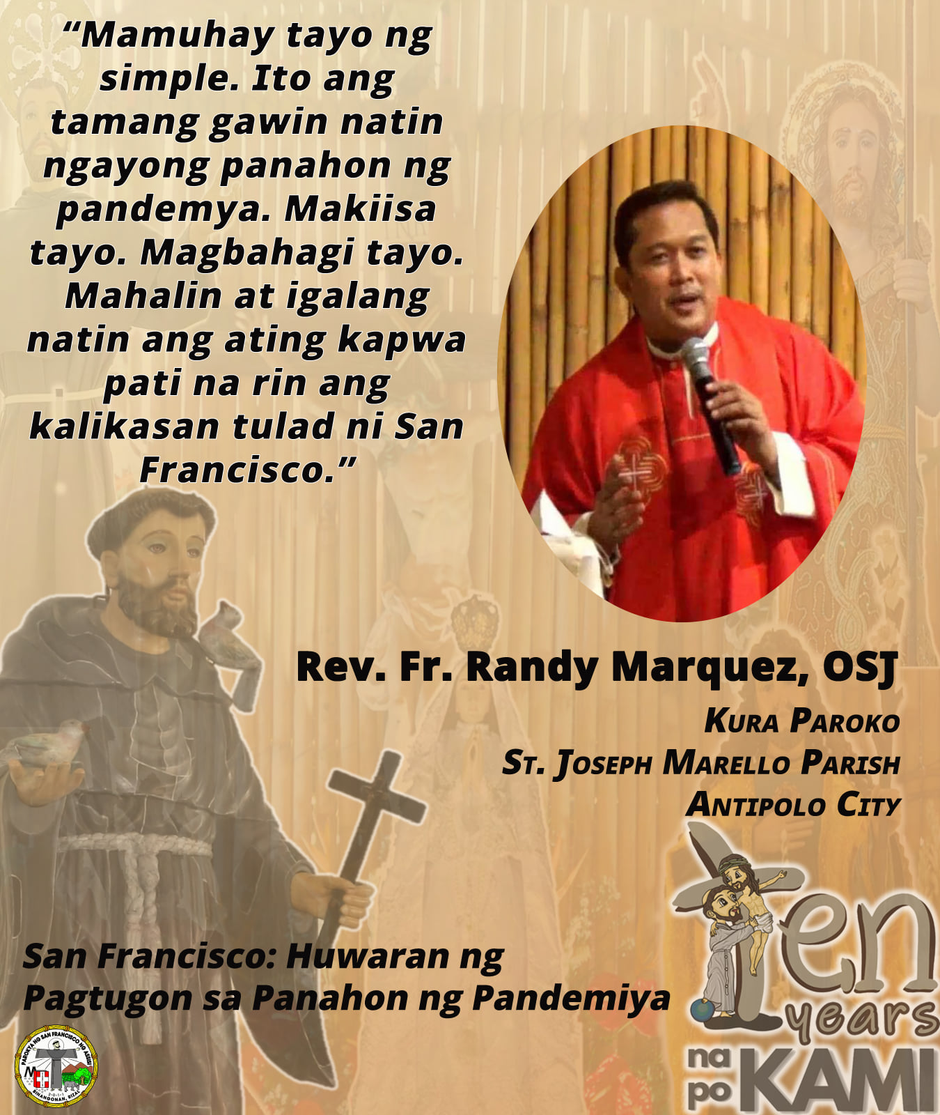 San - ANG SABI NI FATHER NGAYONG IKAAPAT NA ARAW NG MISA NOBENARYO SA ...