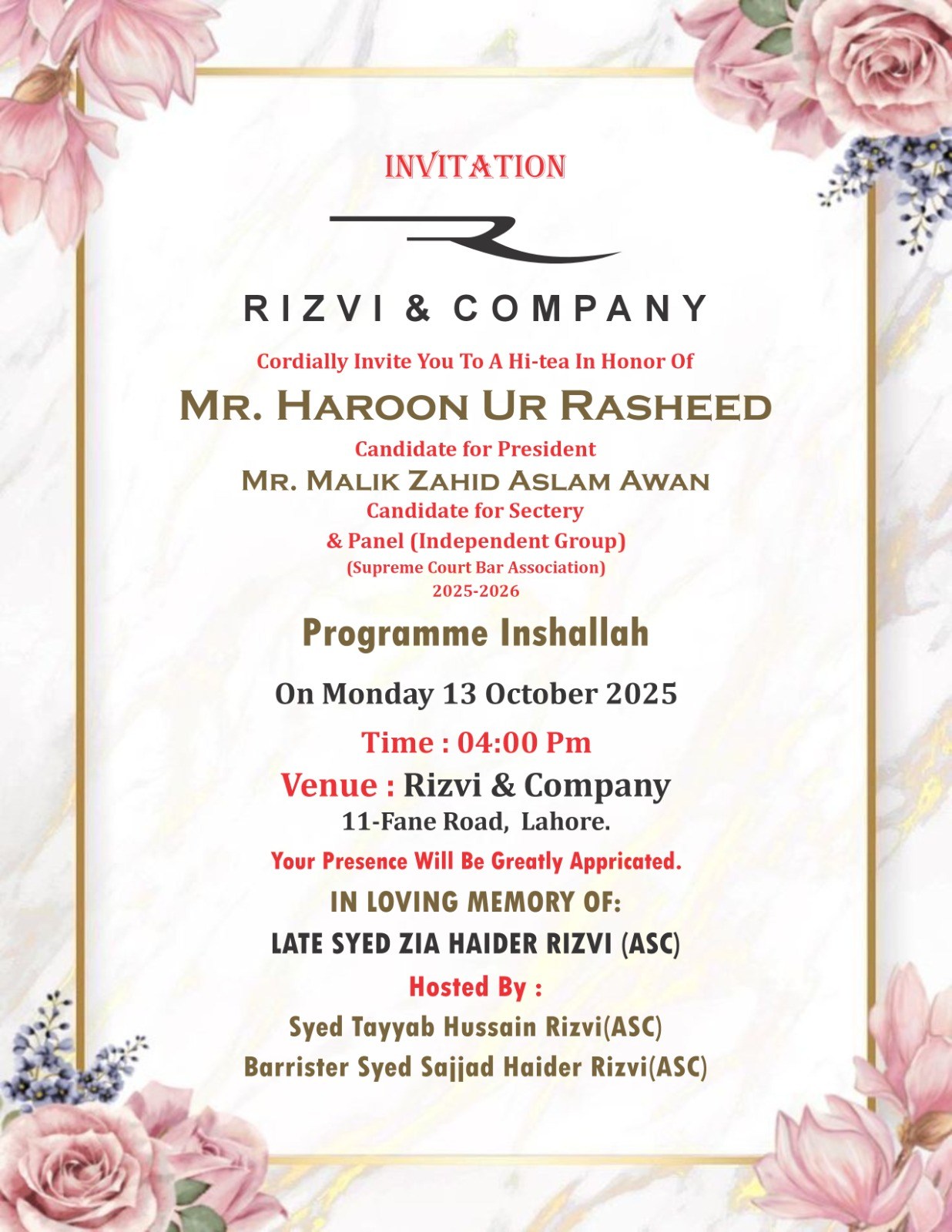 Adv Sajjad Rizvi