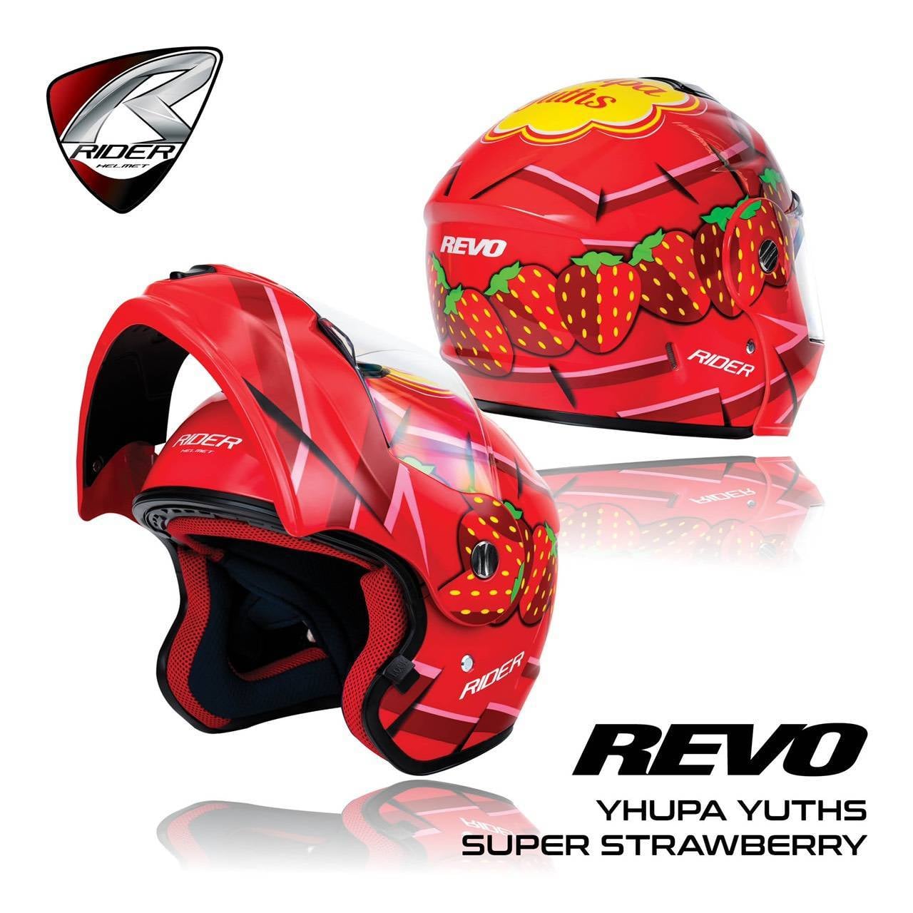 #หมวกเปิดคาง RIDER REVO... - Capy Racing Shop หมวกกันน็อค