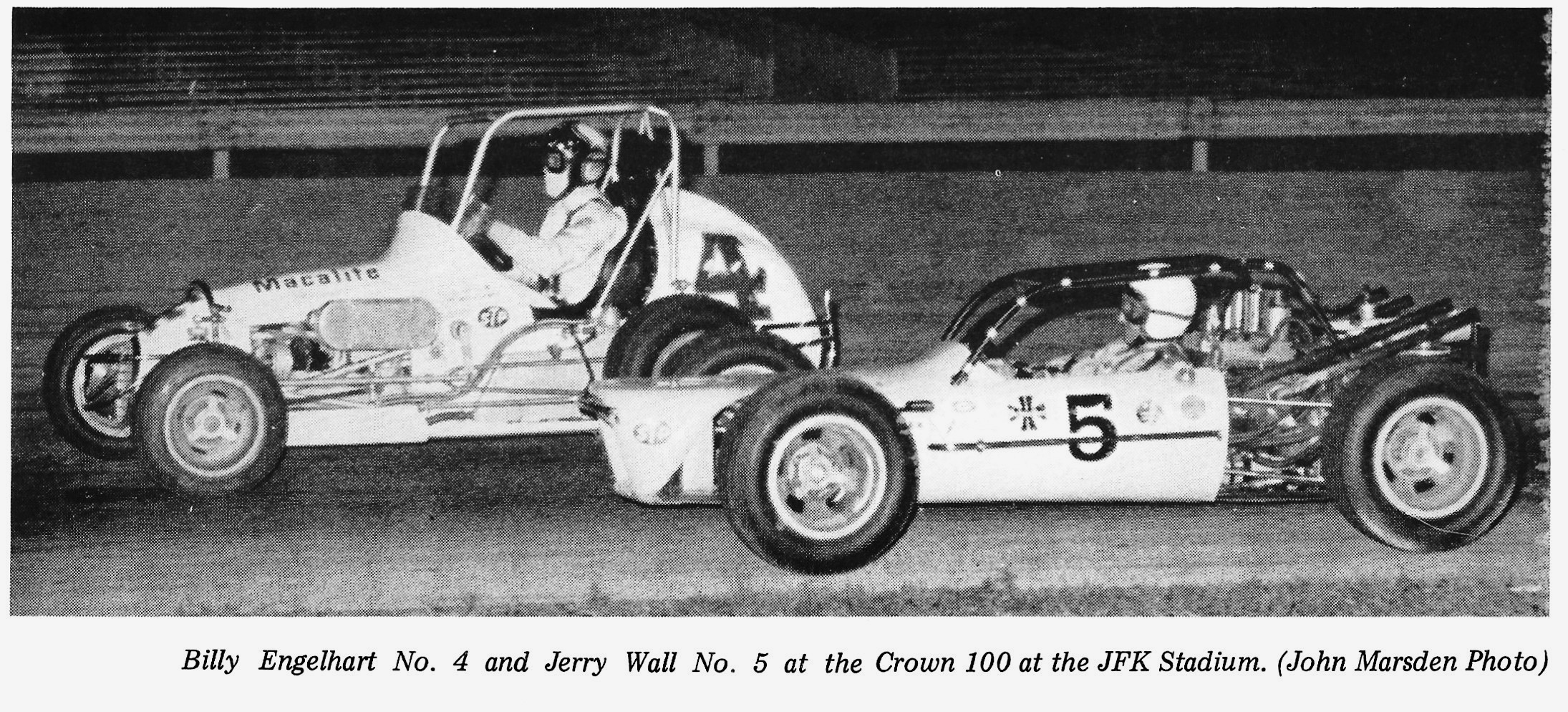 NEMA Legends | Jerry Wall at the Crown 100 midget race at JFK Stadium ...