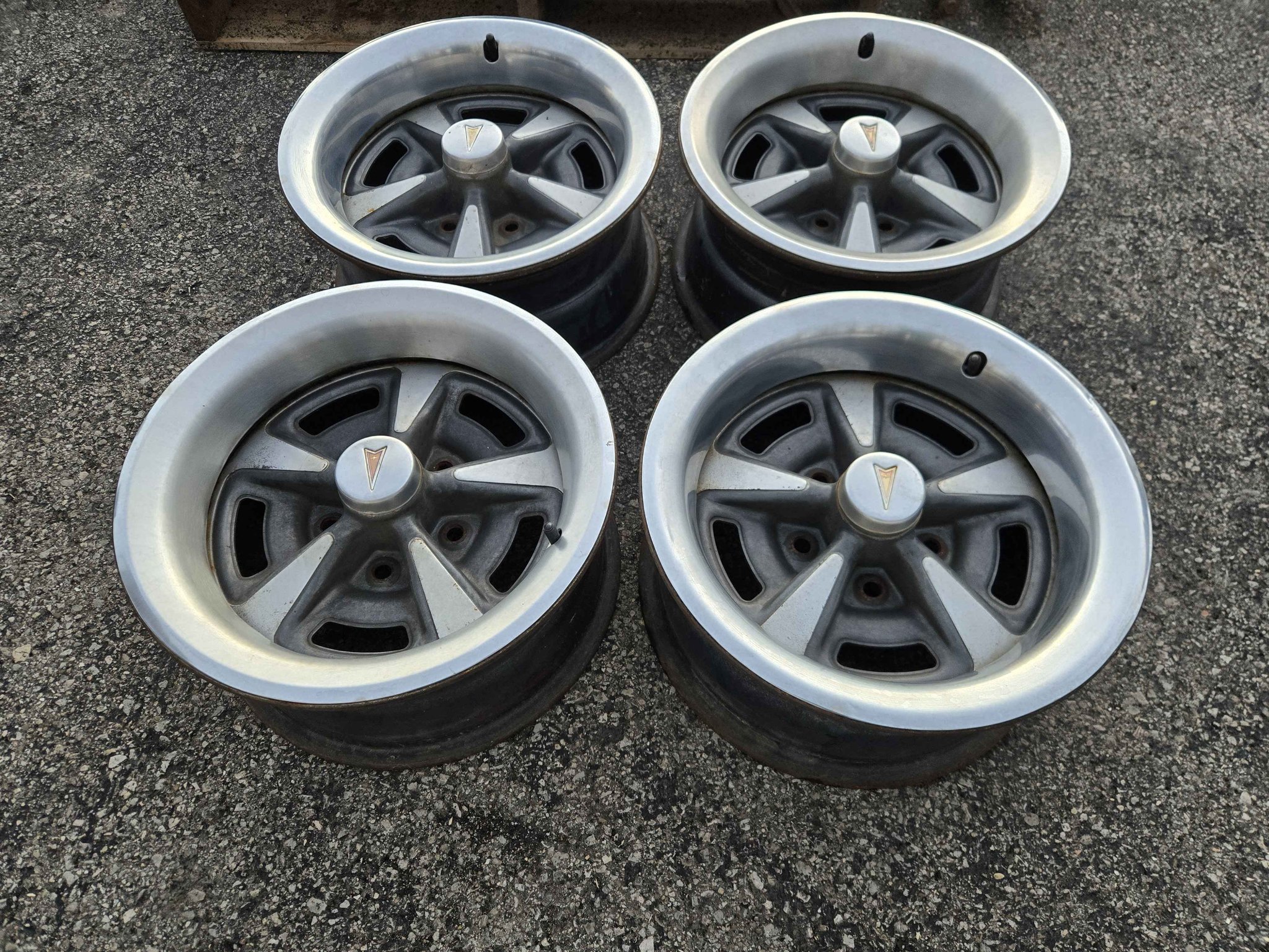 Pontiac Trans Am 15x7 Rally II wheels matched set of 4 - Car Wheels ...