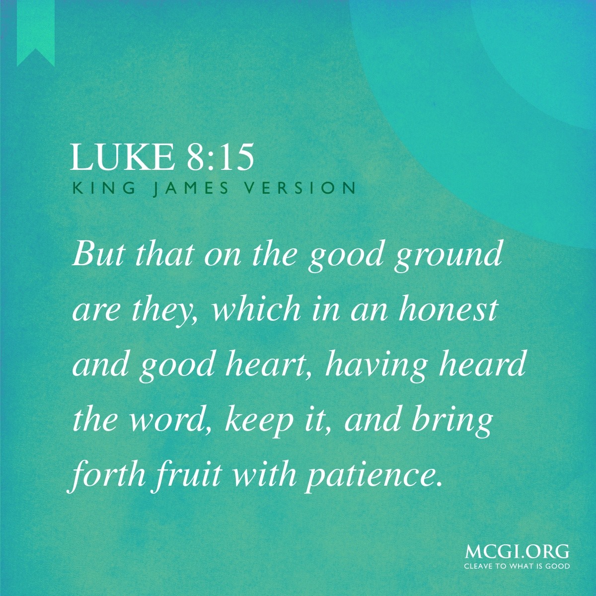 Members Church of God International - But that on the good ground are ...