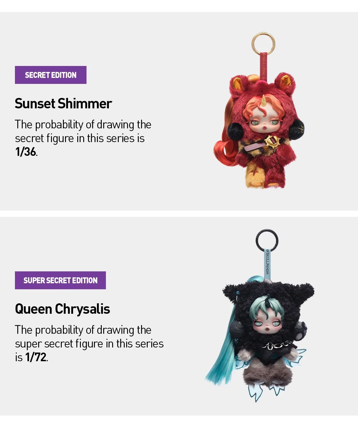 WTS / LFB Skullpanda x My Little Pony Sunset Shimmer Rarity 