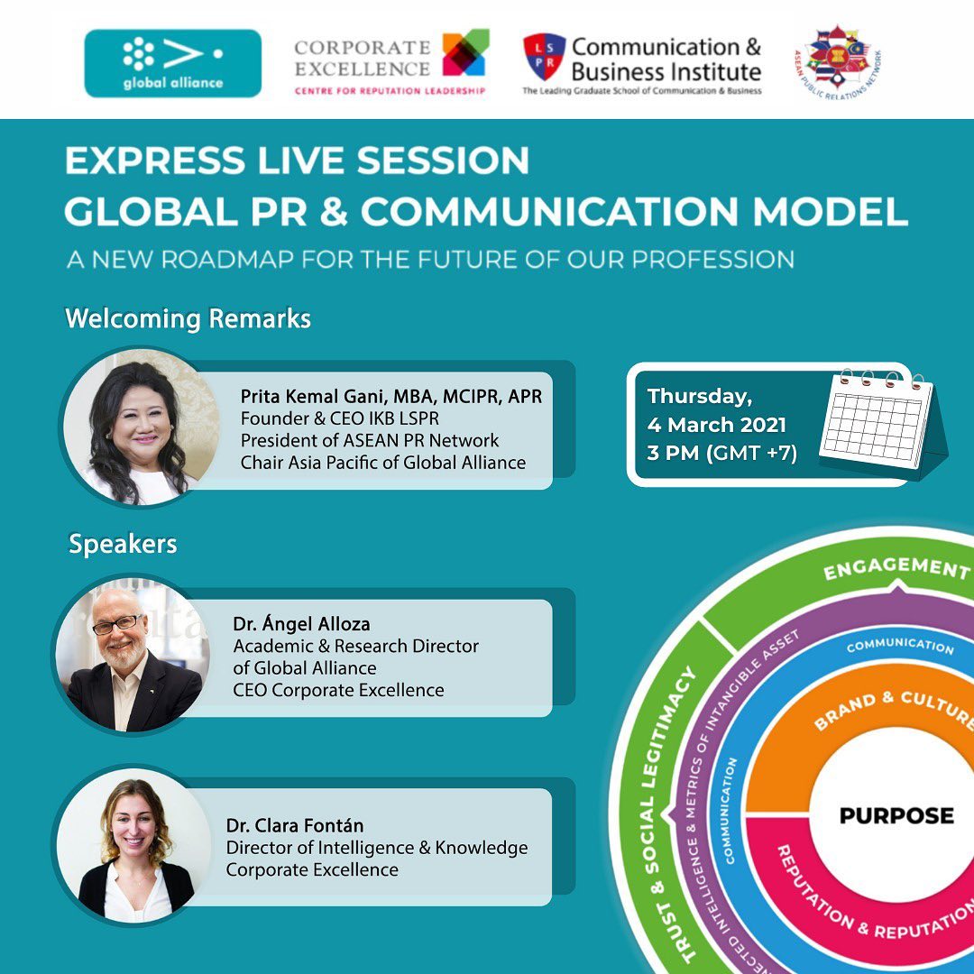 ASEAN PR Network - 2021 Global PR and Communication Model A new roadmap ...