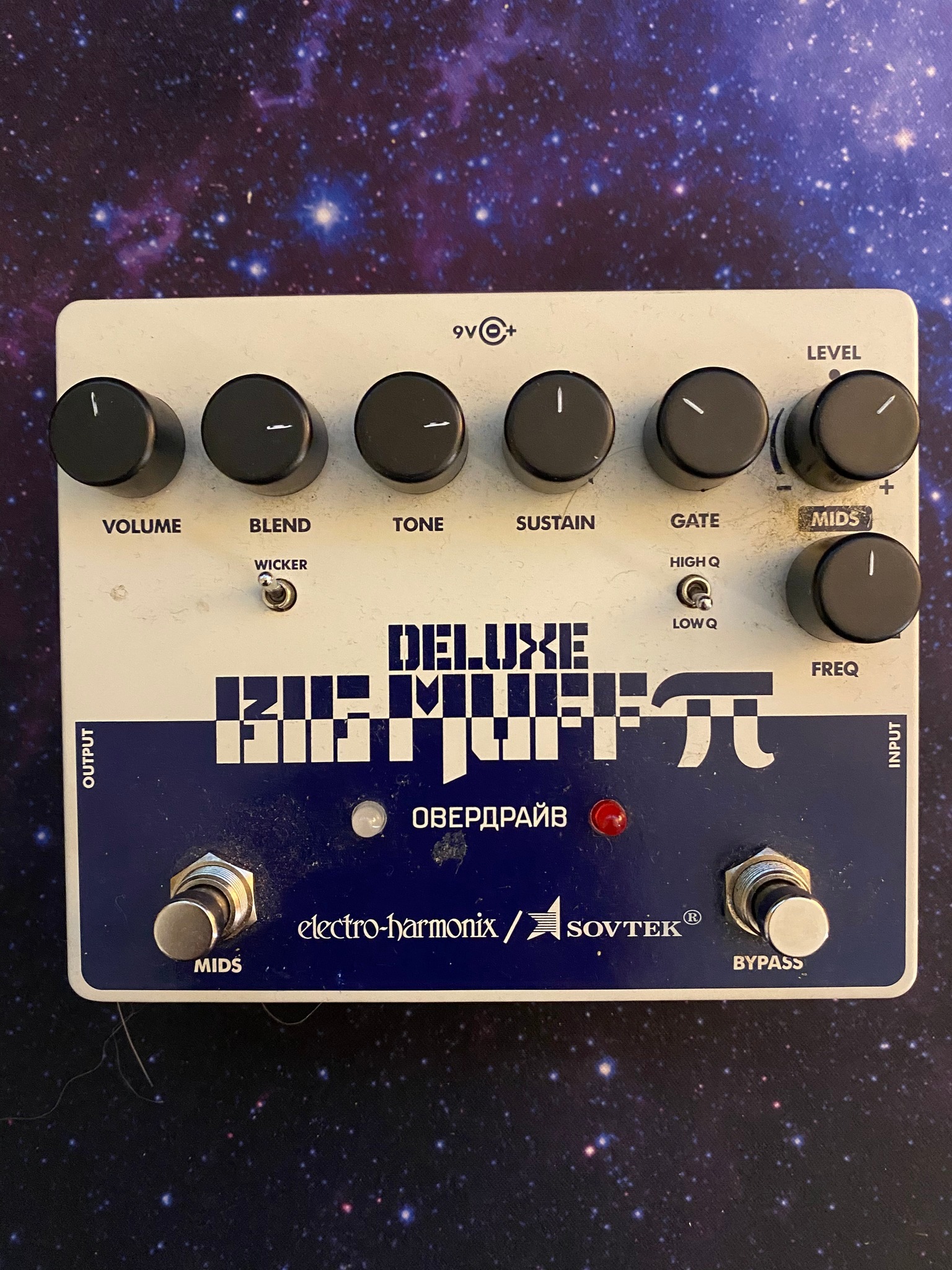 Rare Electro-Harmonix Sovtek Civil War Big Muff Pi 1991 White