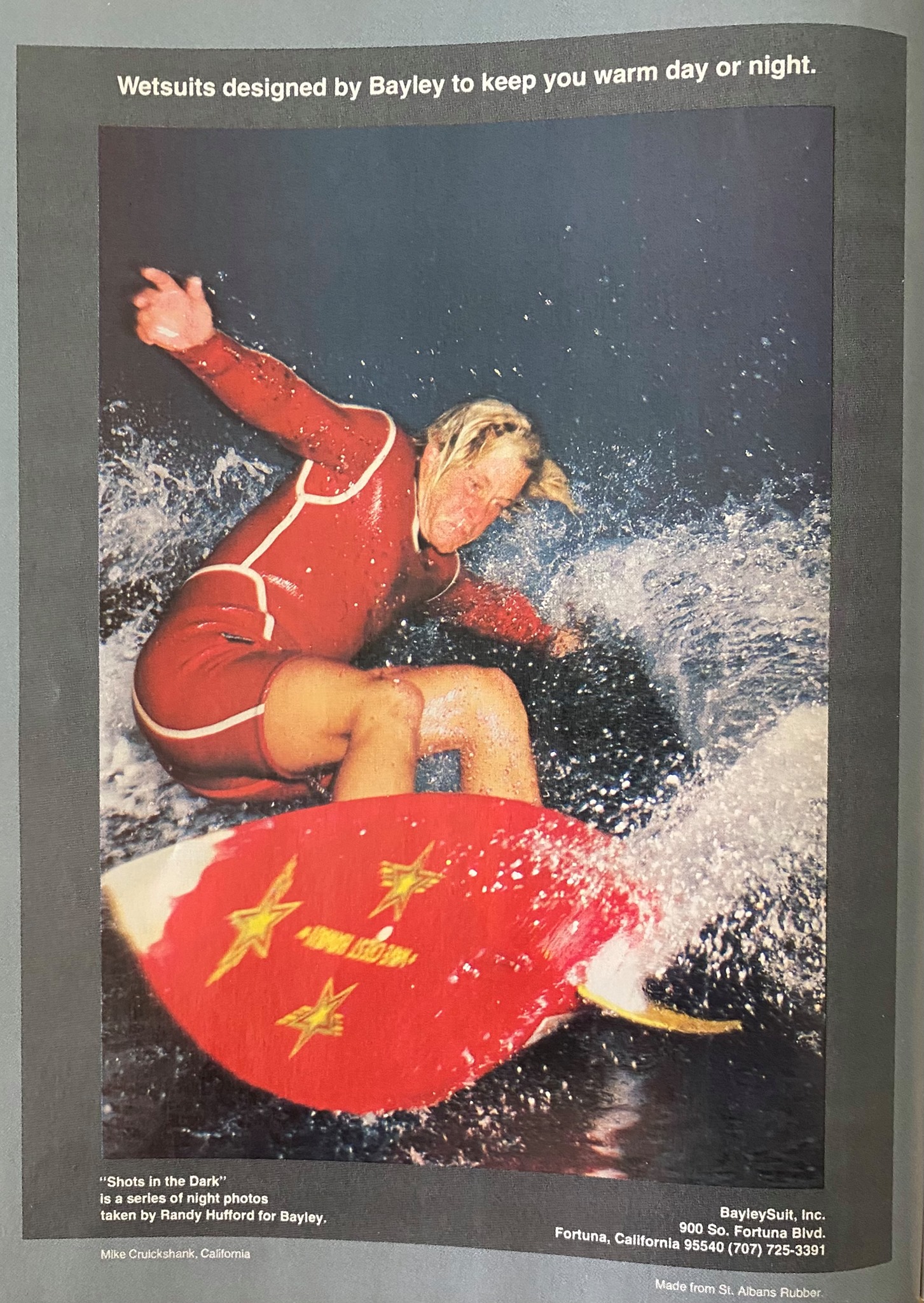 Body Glove wetsuit ad ~ early 