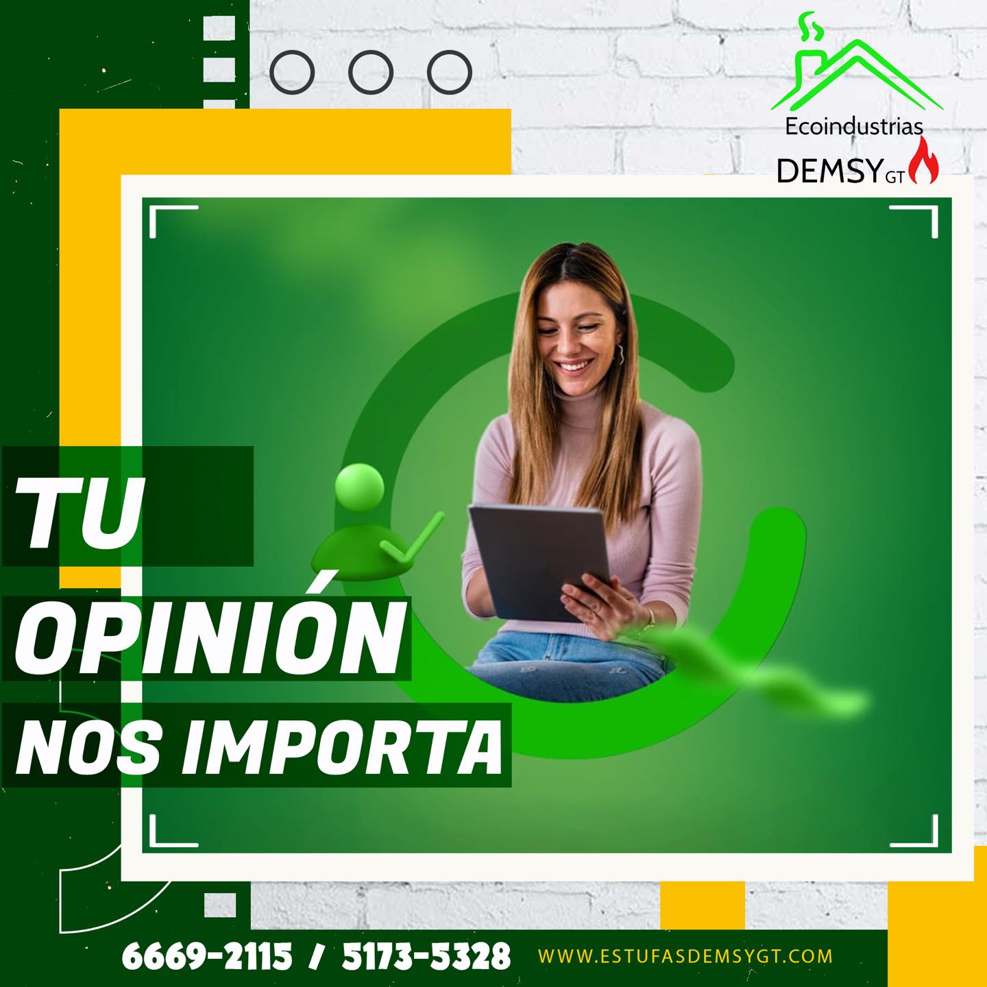 😃 Tú opinión nos importa déjanos tu... - Ecoindustrias Demsy | Facebook