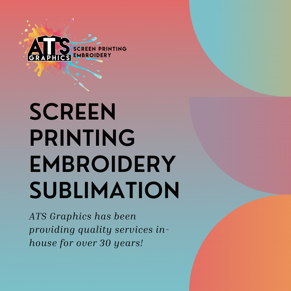 ATS Graphics - Our talented in-house design team has a...
