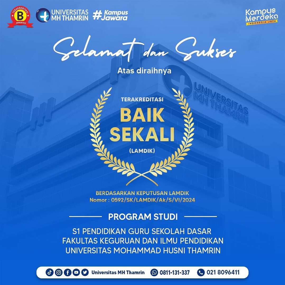 Selamat dan sukses atas diraihnya... - Universitas MH Thamrin