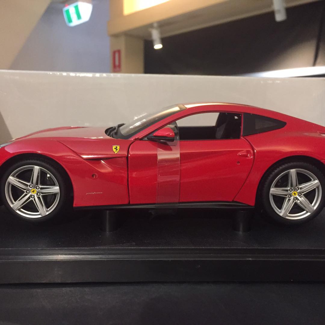 1/18 Hot Wheels. Ferrari F12 Berlinetta. Red. $150.00.