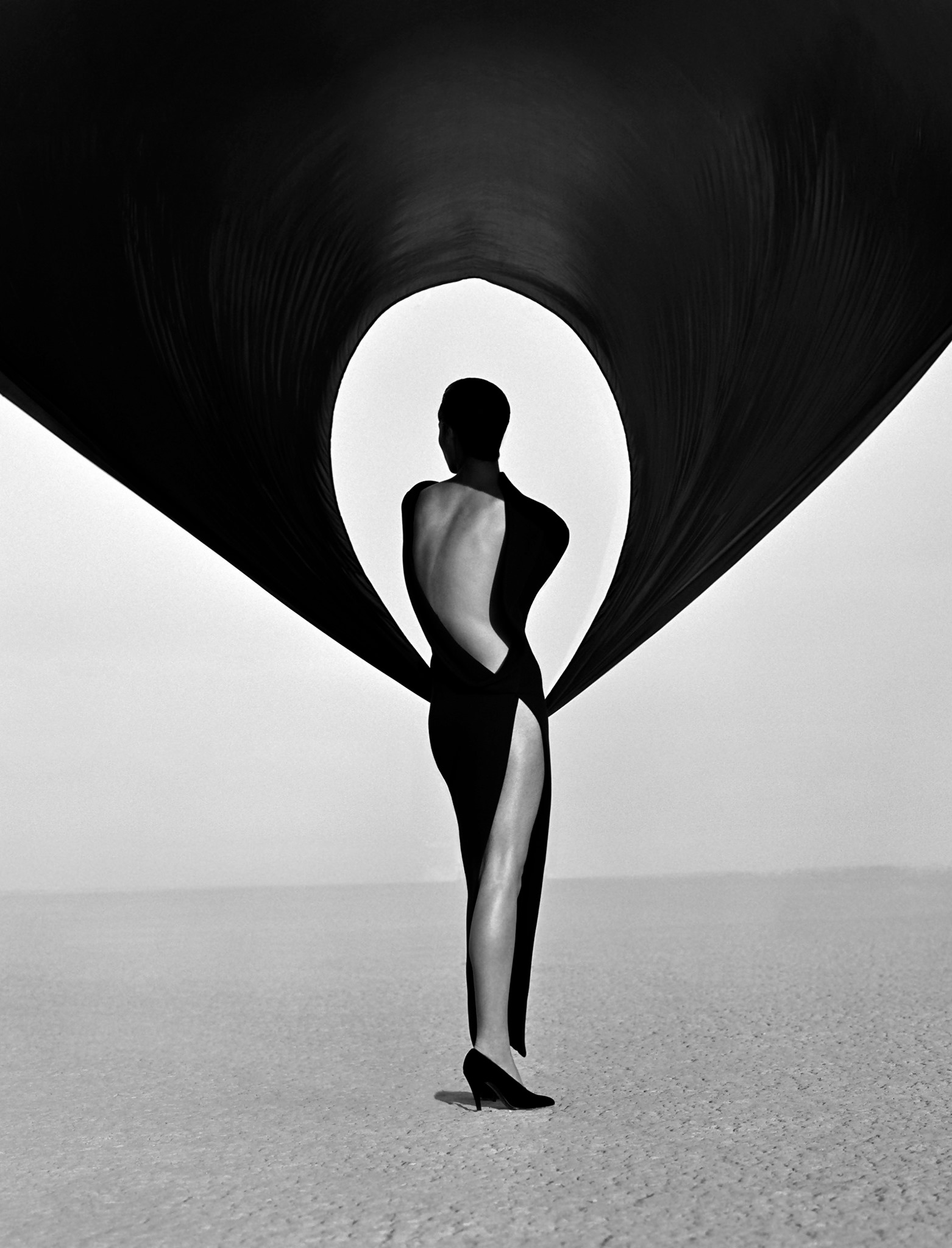 Gregg Avedon & Christy Turlington, Valentino, Miami, 1995 - Ph