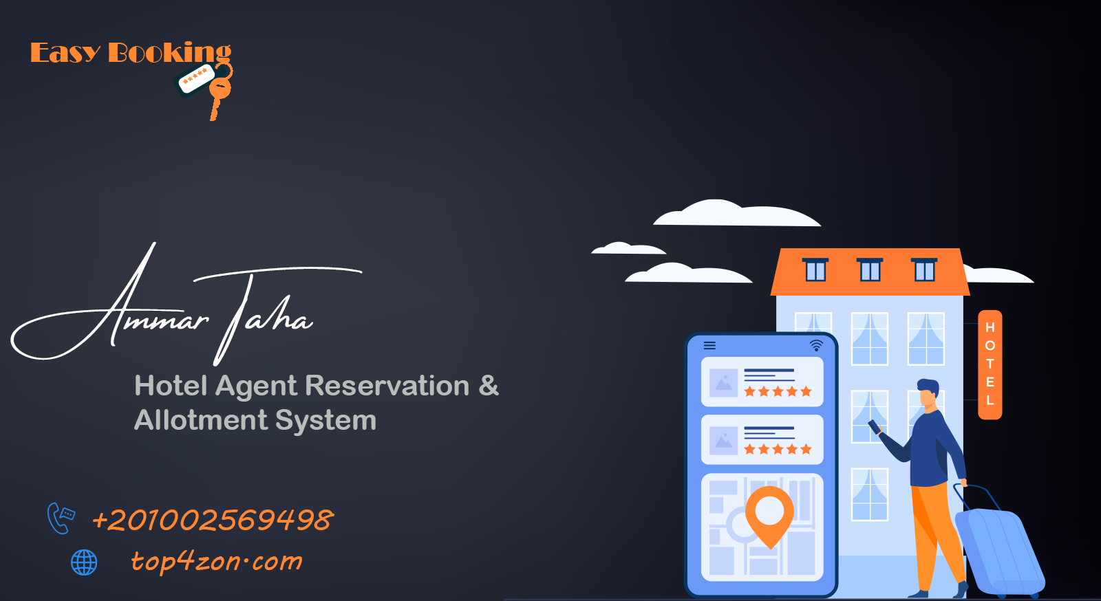 EasyBooking - برنامج لإدارة شركات السياحة وأنظمة الألوتمنت | Cairo